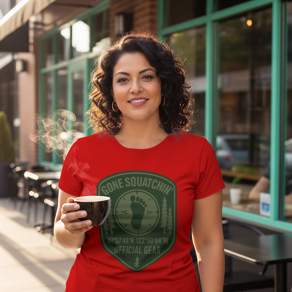 Gone Squatchin Official Gear T-Shirt | Unique Gift | Graphic Tee