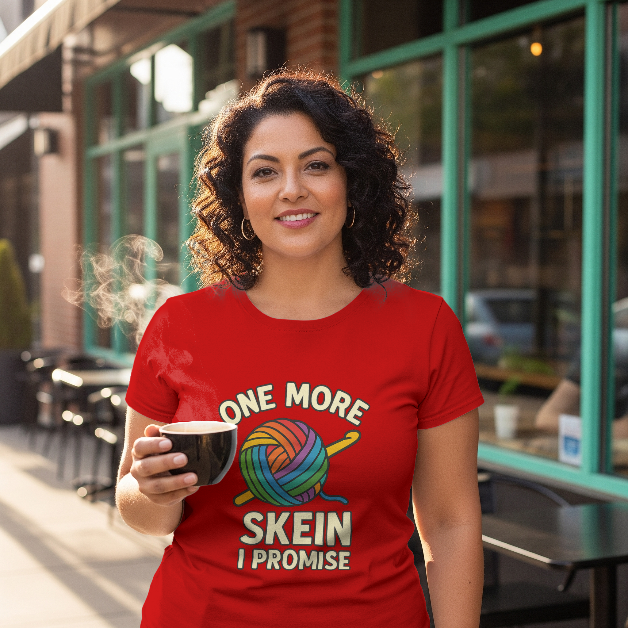 Crochet Addict One More Skein I Promise T-Shirt