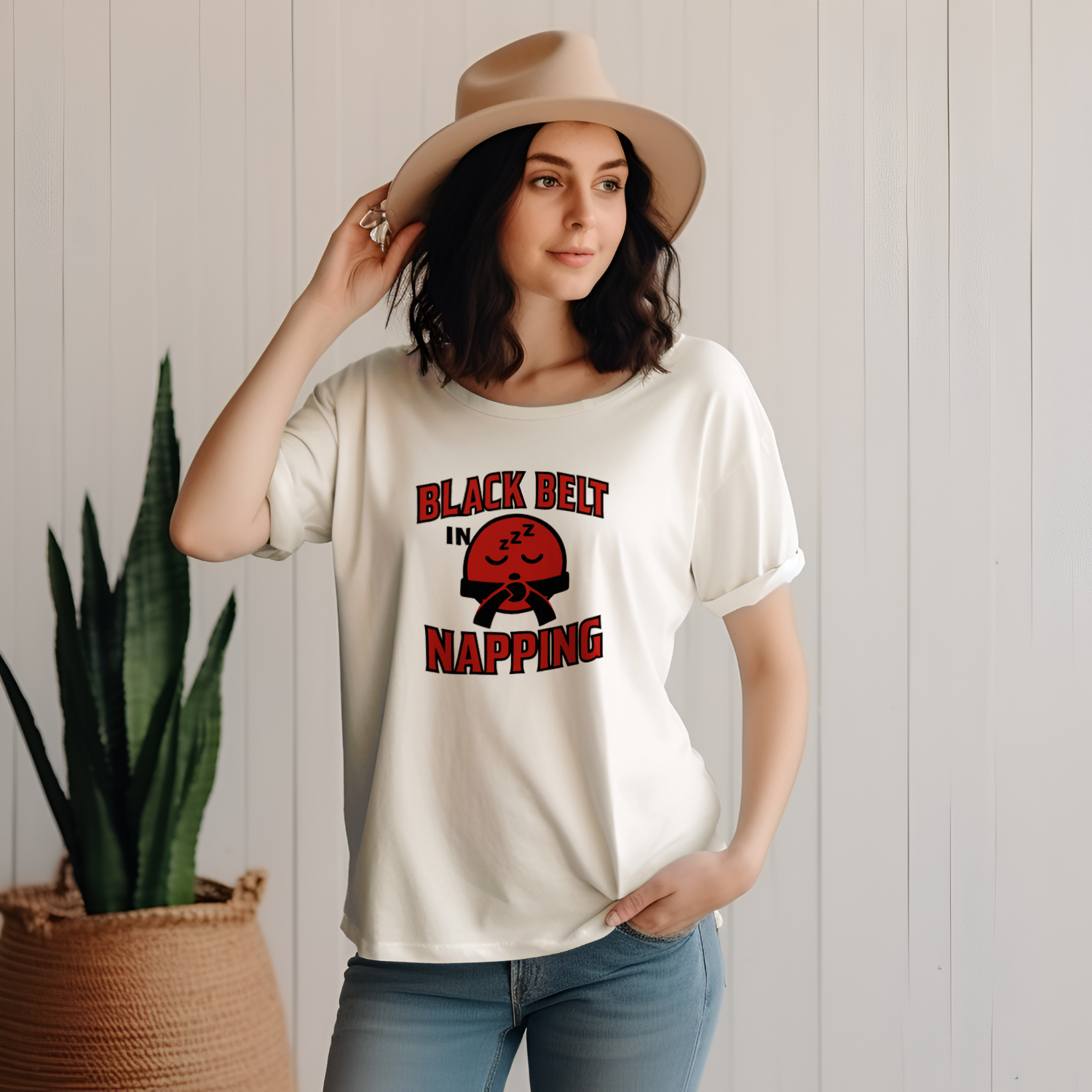 Black Belt In Napping T-Shirt | Unique Gift | Graphic Tee