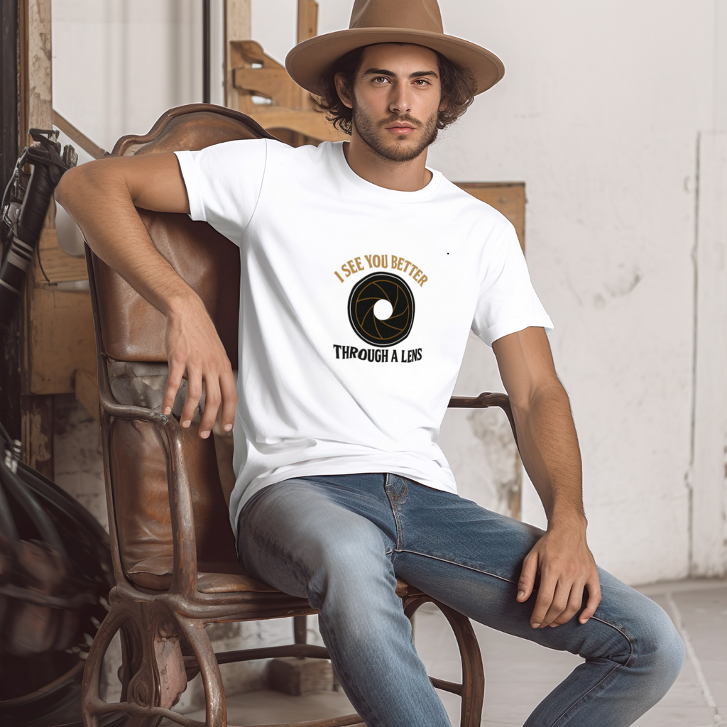 Portrait Photographer I See You Better Through A Lens T-Shirt