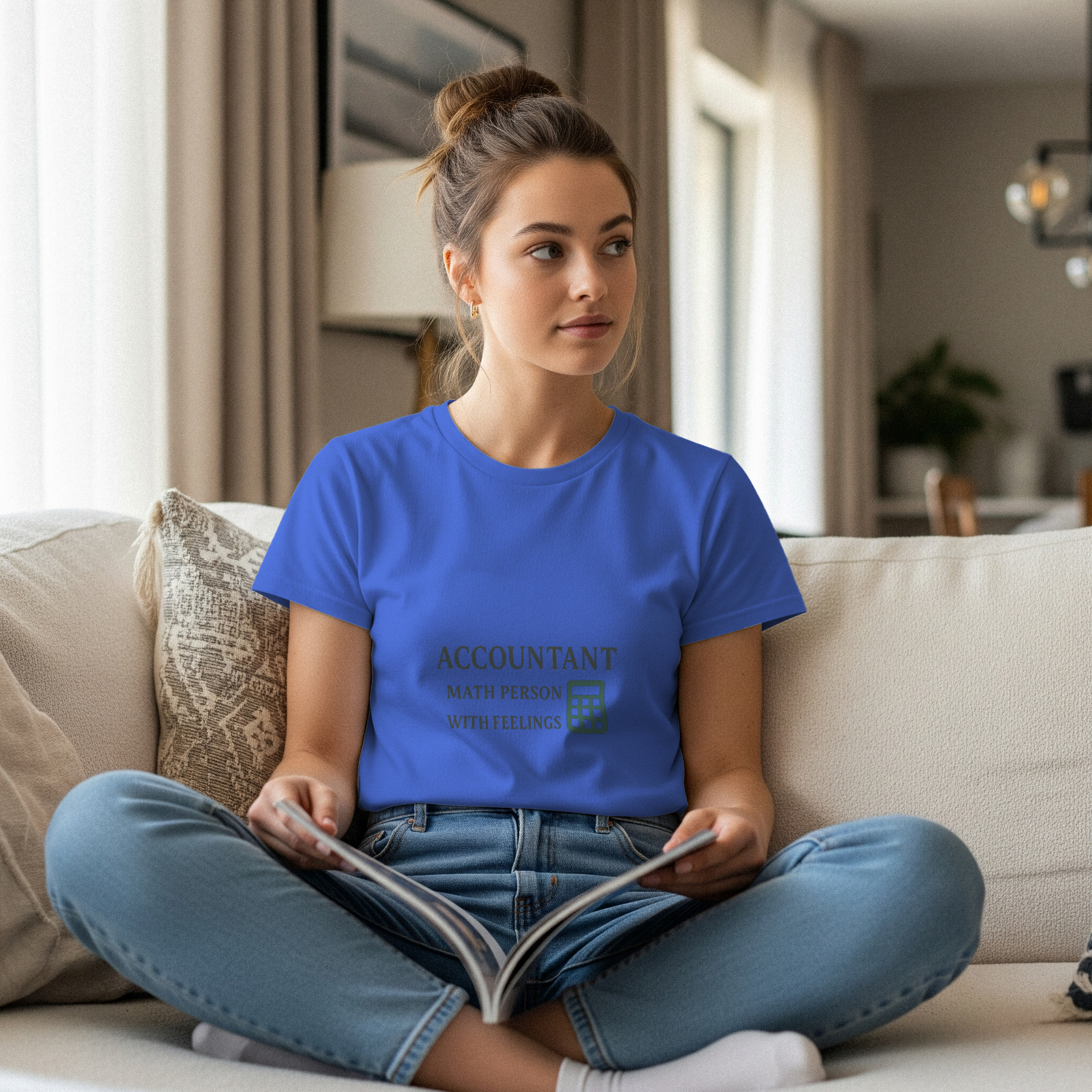 Accountant: Math Person With Feelings T-Shirt | Unique Gift | Graphic Tee