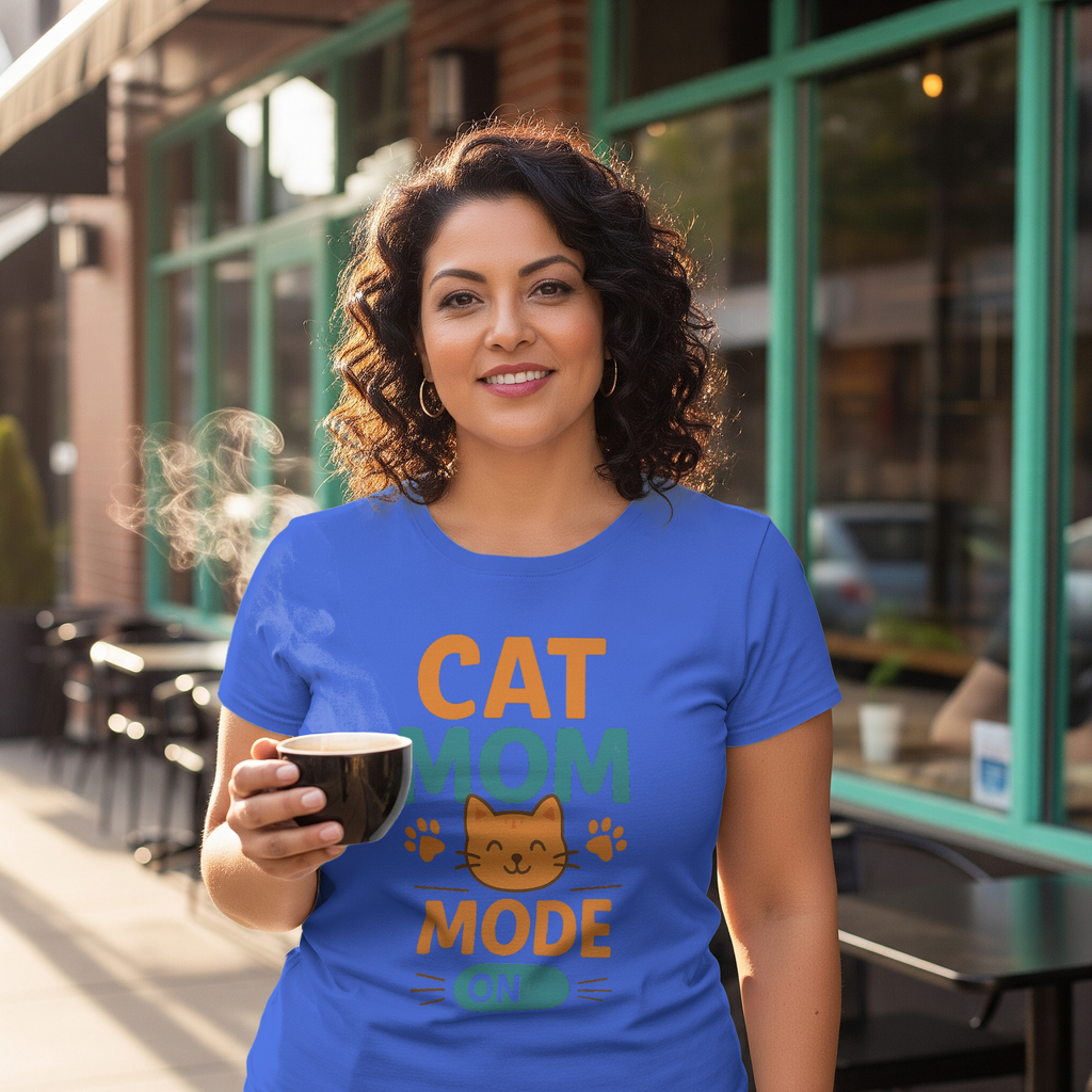 My Cat Is My Therapist T-Shirt | Funny Cat Mom Gift | Graphic Tee