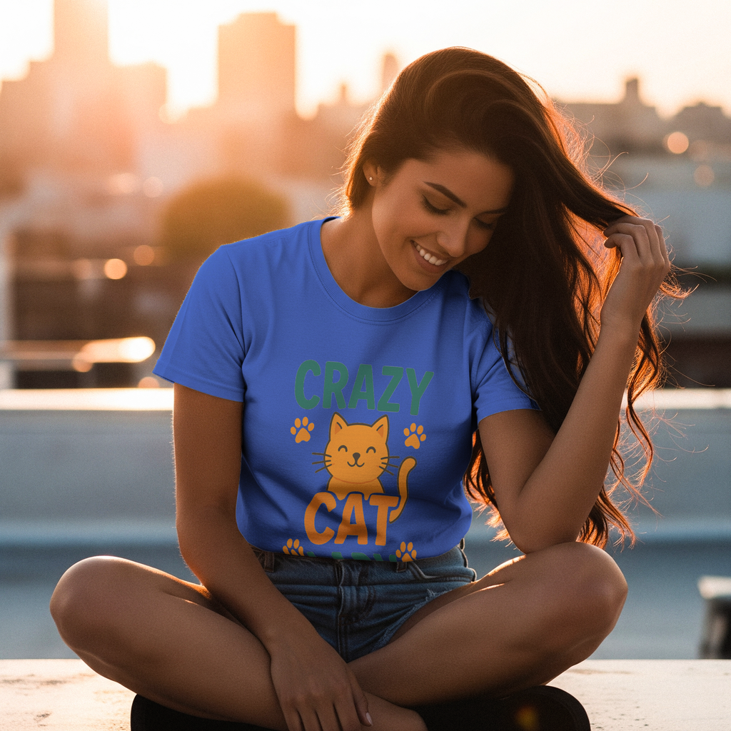 Future Crazy Cat Lady In Training T-Shirt | Cat Lover Humor | Graphic Tee