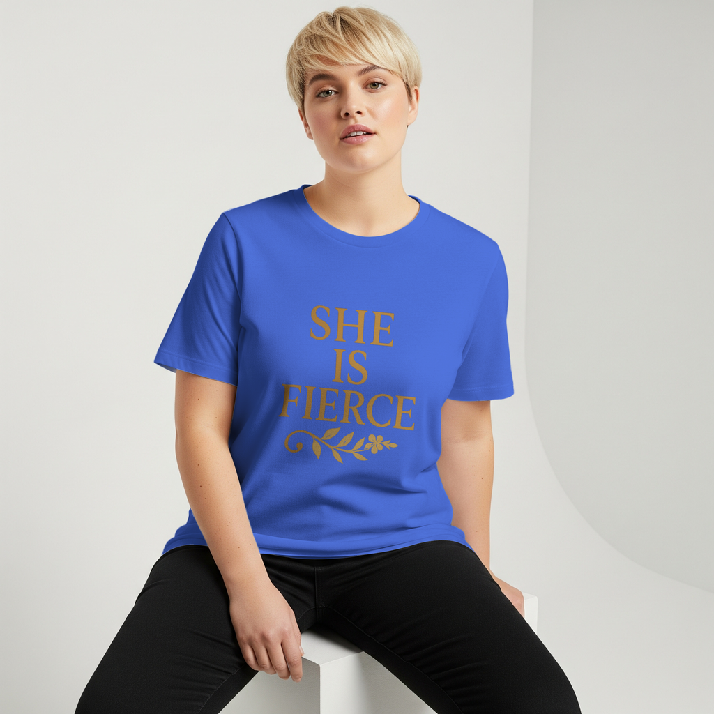 She Is Fierce T-Shirt | Unique Gift | Graphic Tee