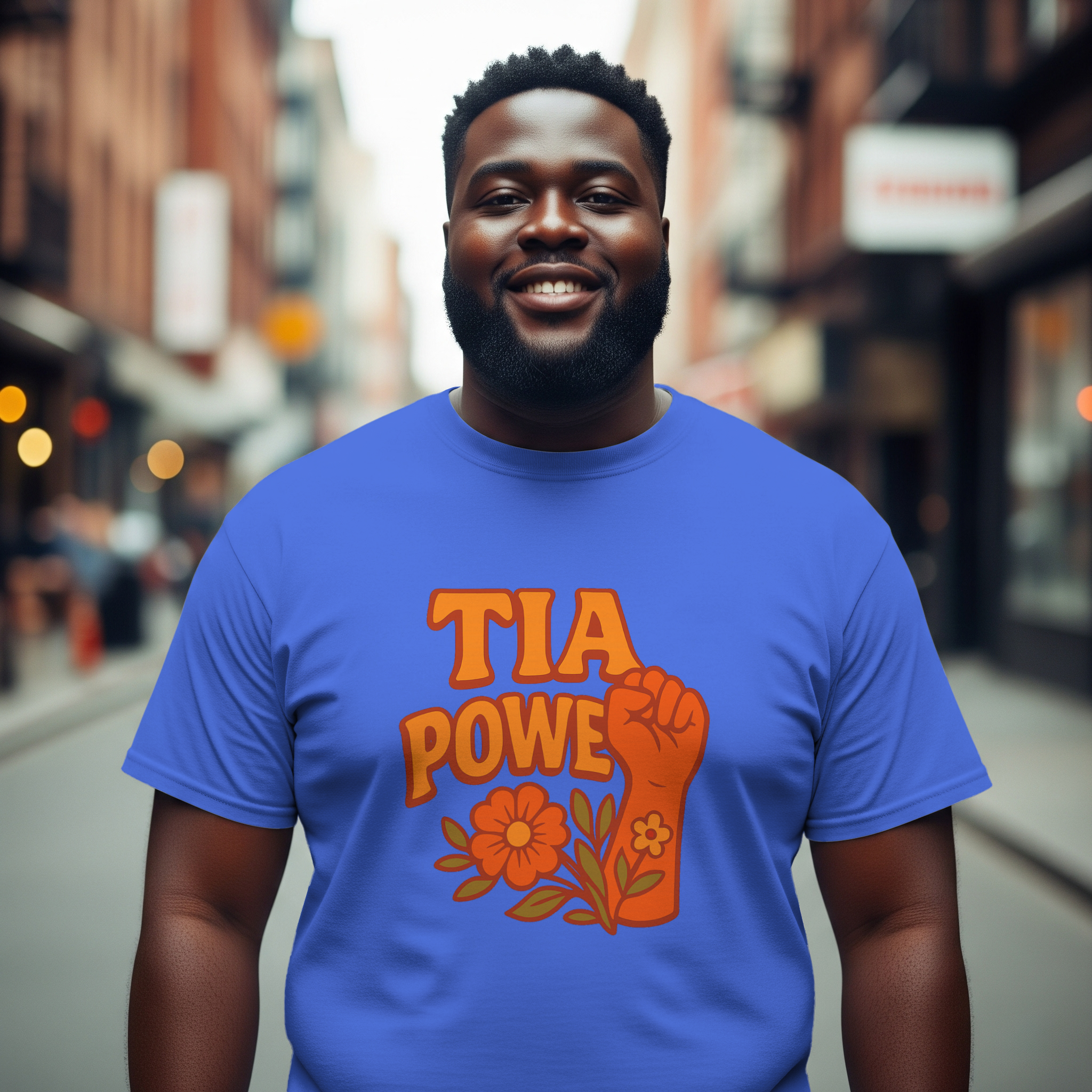Tia Power Proud Aunt T-Shirt | Unique Gift | Graphic Tee