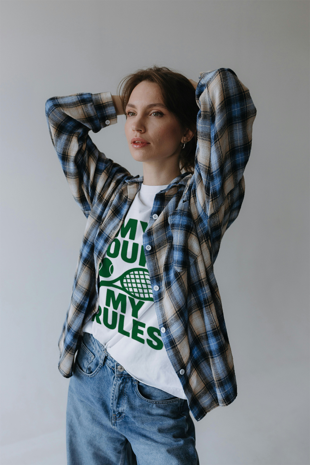 Tennis Player My Court My Rules T-Shirt | Unique Gift | Graphic Tee
