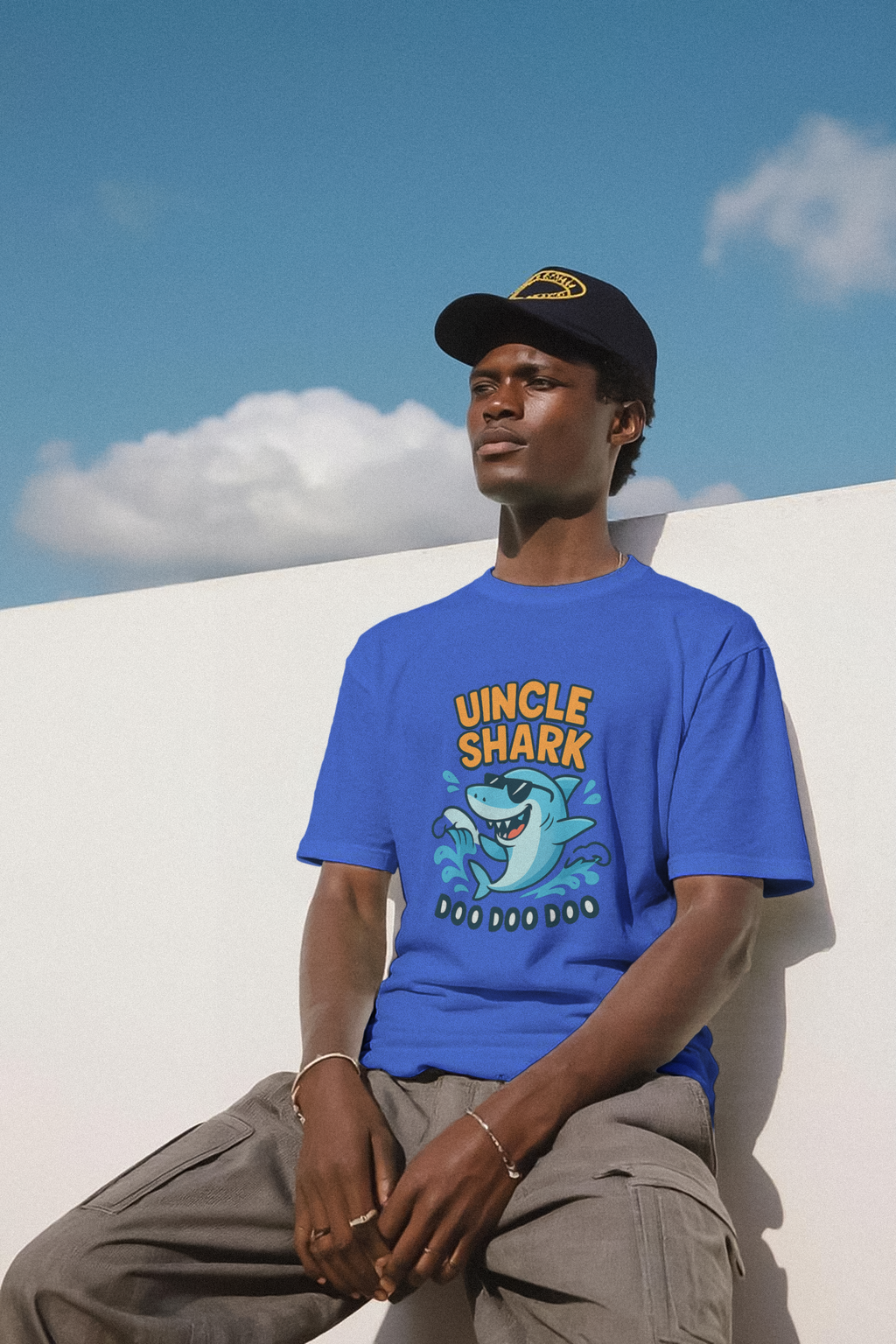 Uncle Shark Doo Doo Family T-Shirt | Unique Gift | Graphic Tee