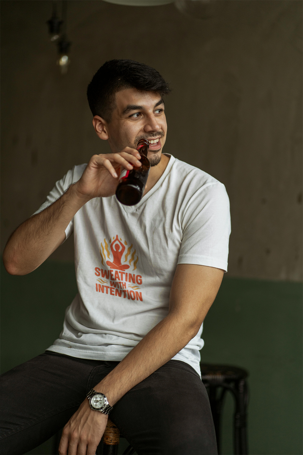 Hot Yoga Sweating With Intention T-Shirt