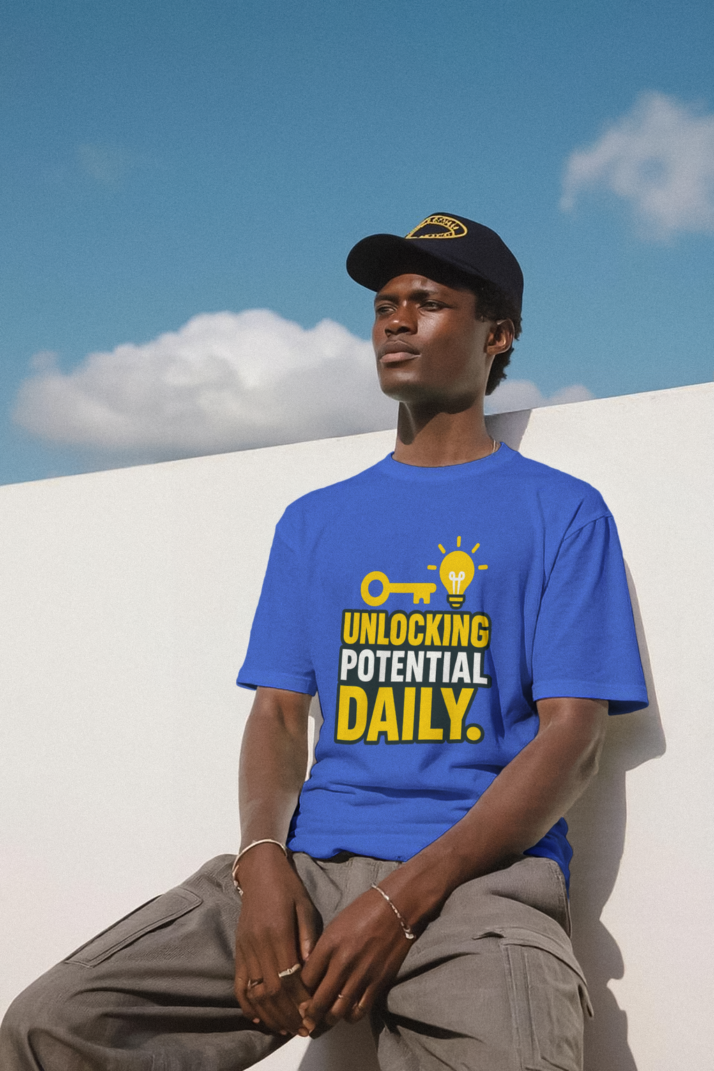Tutor Unlocking Potential Daily T-Shirt | Unique Gift | Graphic Tee