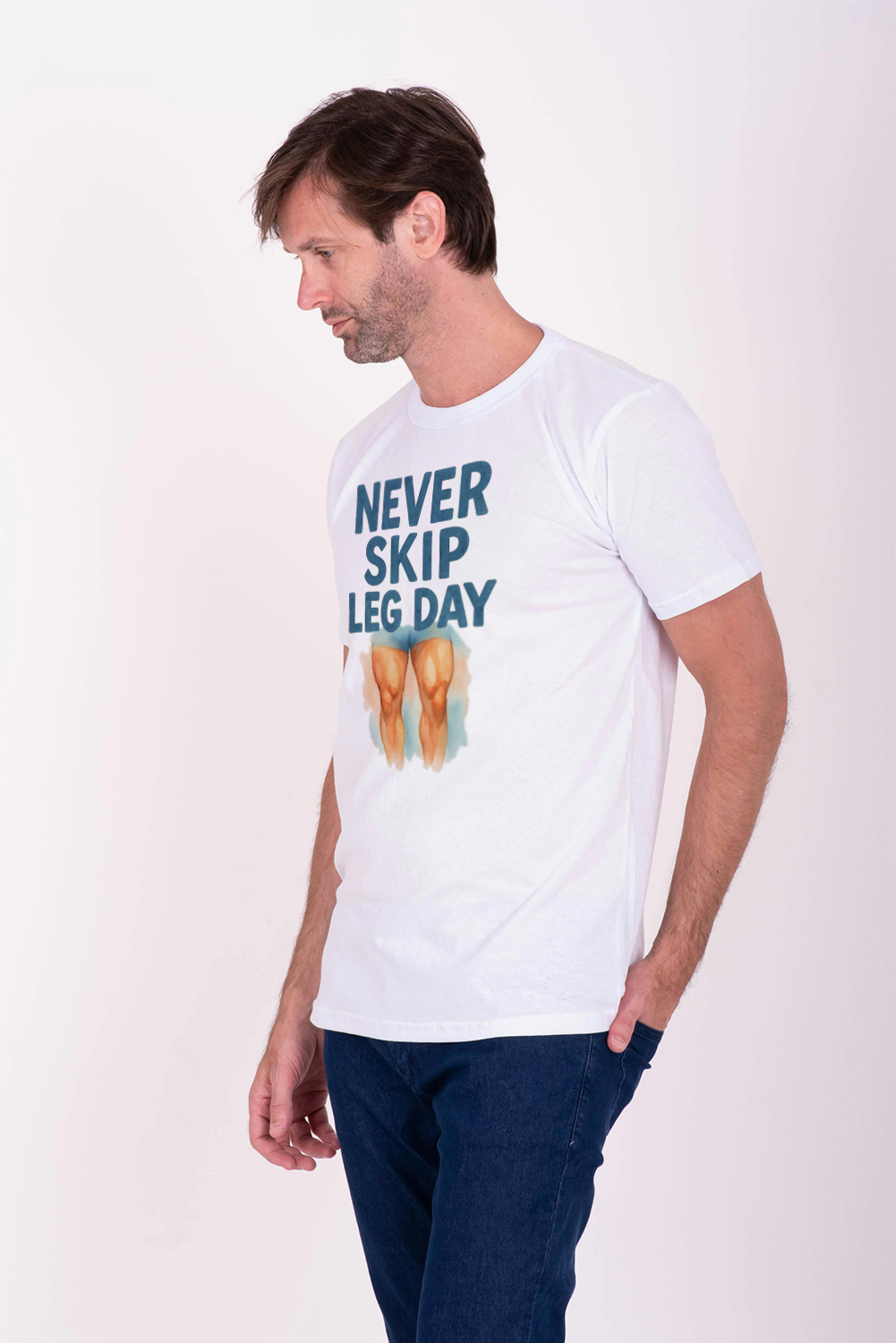 Leg Day Is The Best Day Said No One T-Shirt | Funny Gym Humor | Graphic Tee