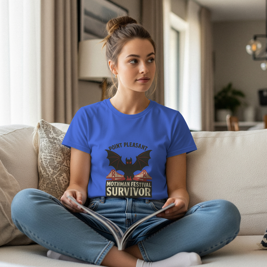 Point Pleasant Mothman Festival Survivor T-Shirt | Unique Gift | Graphic Tee