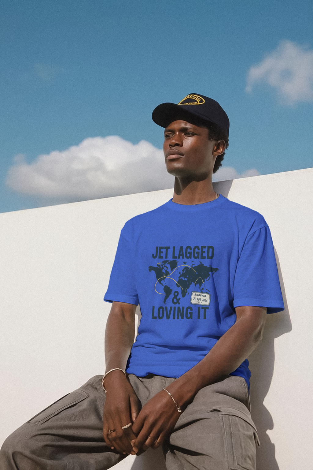 Travel Addict Jet Lagged And Loving It T-Shirt | Unique Gift | Graphic Tee