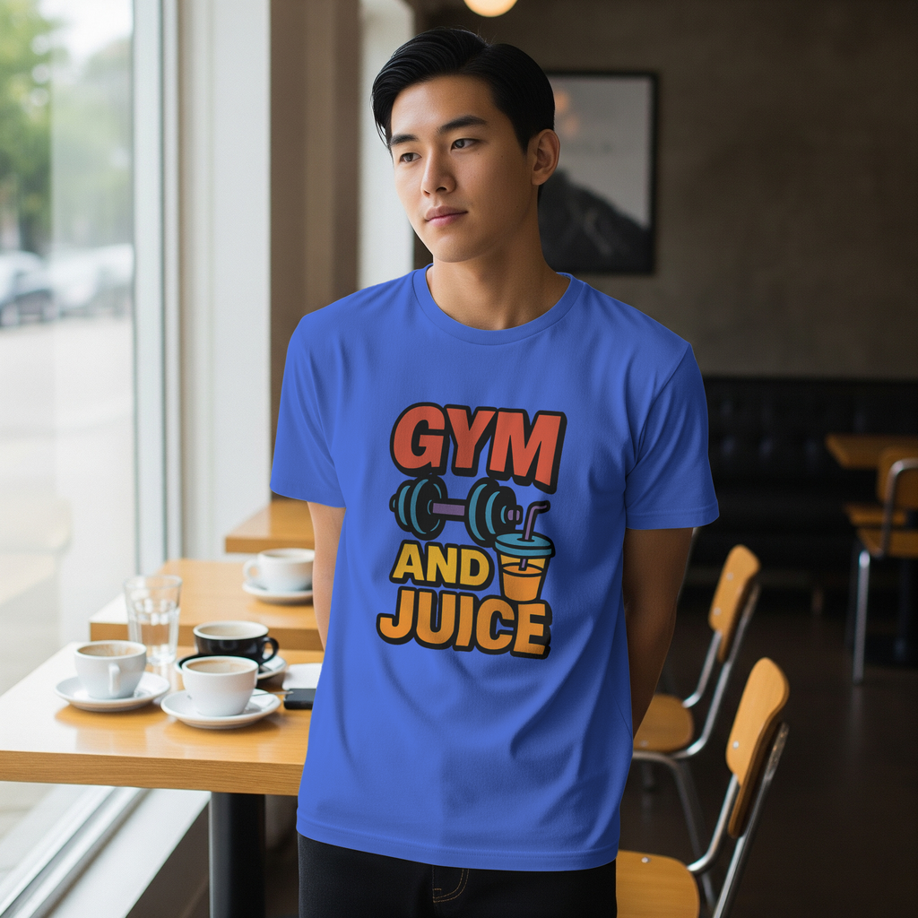 Gym And Juice Fitness T-Shirt | Unique Gift | Graphic Tee