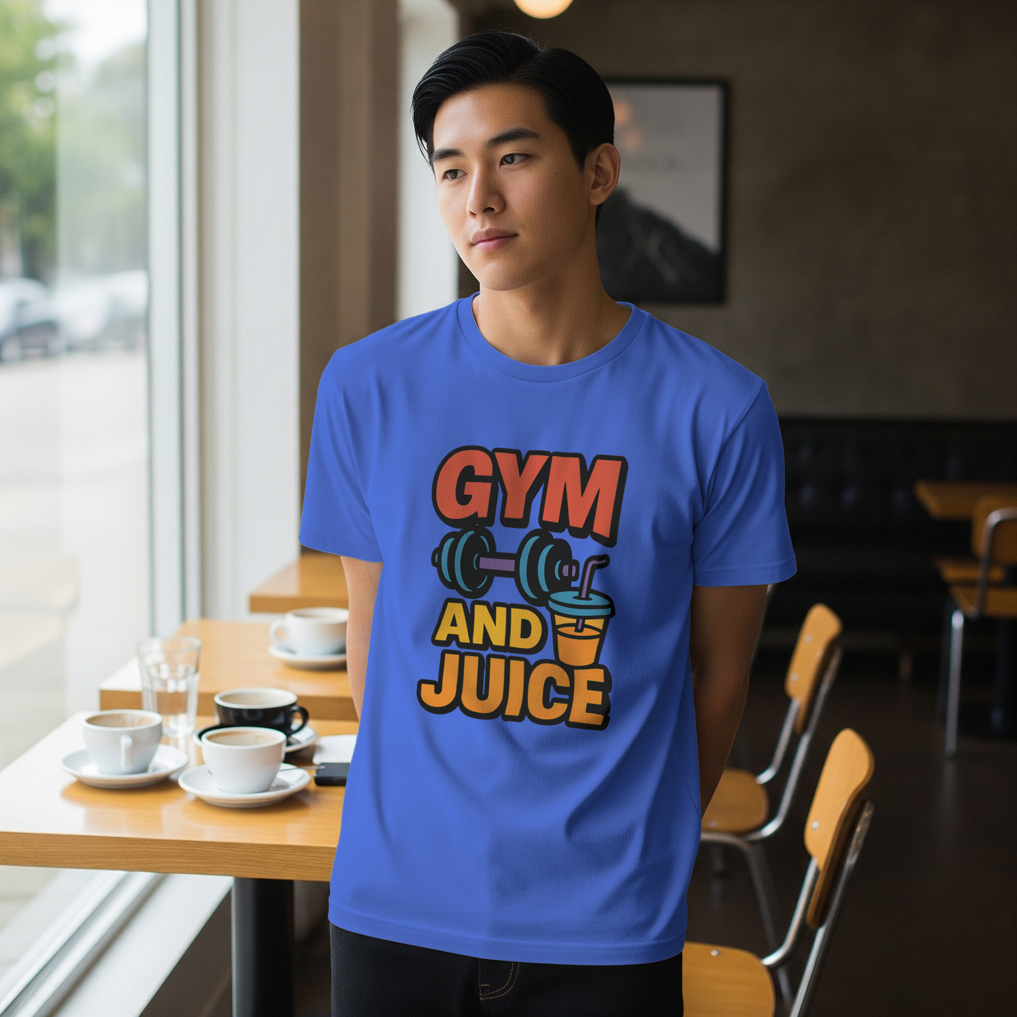 Gym And Juice Fitness T-Shirt | Unique Gift | Graphic Tee