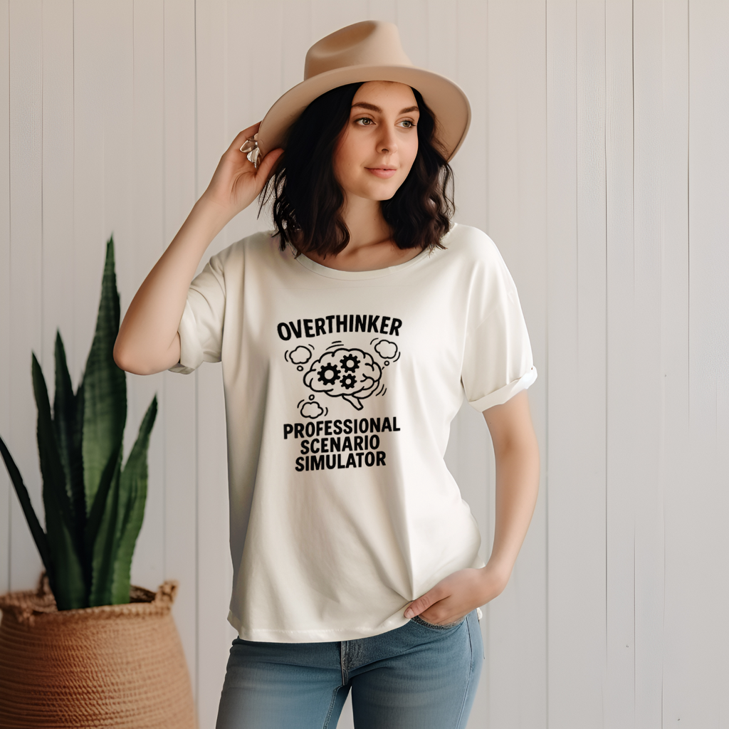 Overthinker Professional Scenario Simulator T-Shirt | Unique Gift | Graphic Tee