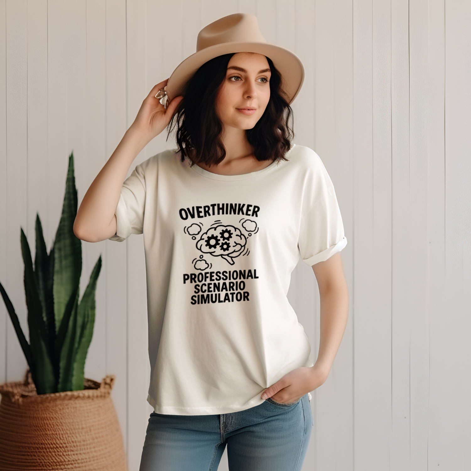 Overthinker Professional Scenario Simulator T-Shirt | Unique Gift | Graphic Tee