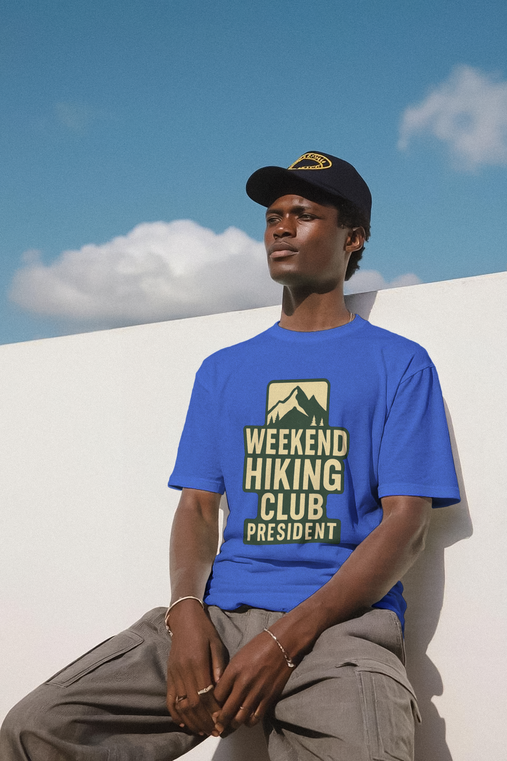 Weekend Hiking Club President T-Shirt | Hiking Lover Gift | Graphic Tee