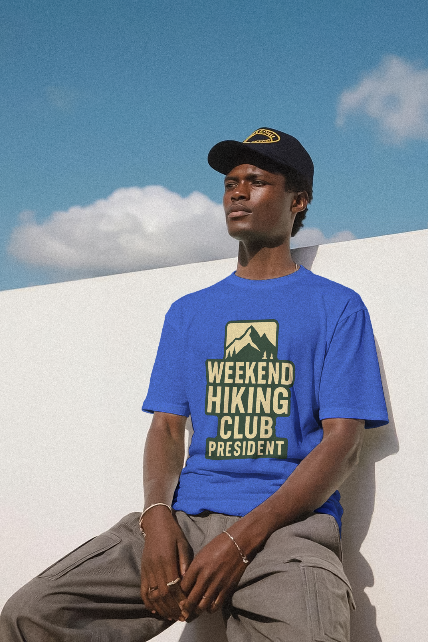Weekend Hiking Club President T-Shirt | Hiking Lover Gift | Graphic Tee