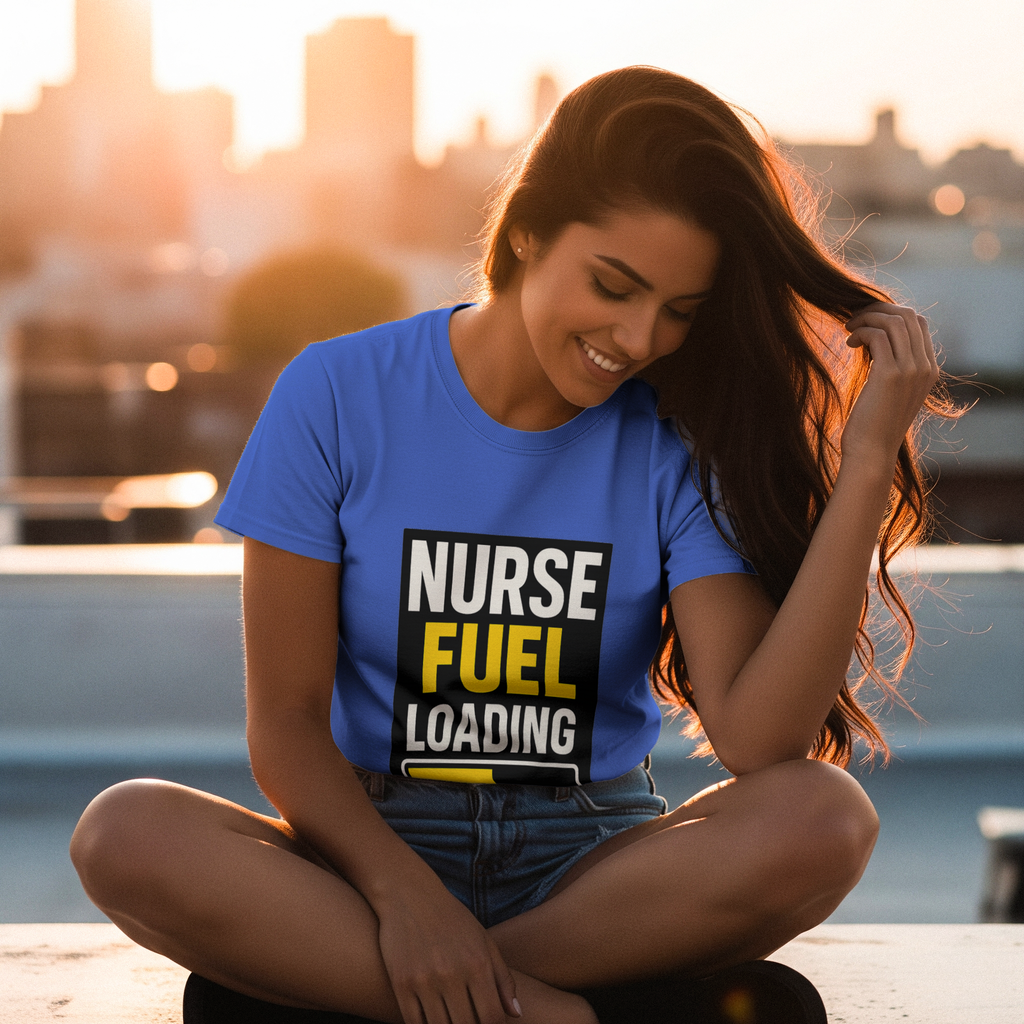 This Is Nurse Fuel T-Shirt | Funny Nurse Coffee Humor | Graphic Tee