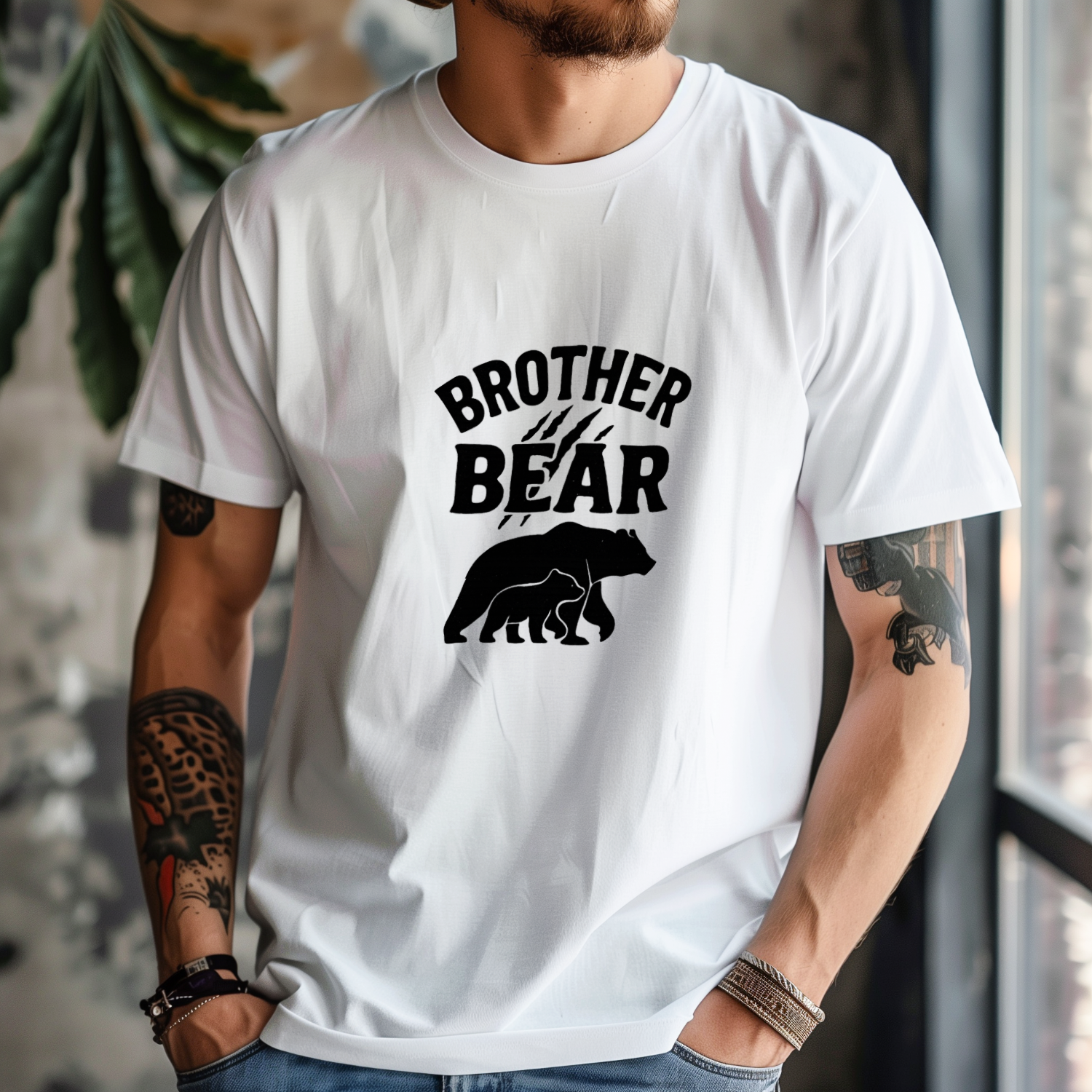 Brother Bear Protective Bro T-Shirt | Unique Gift | Graphic Tee