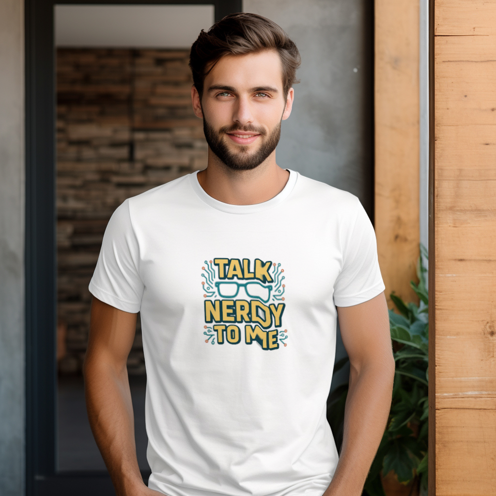 Talk Nerdy To Me Geek T-Shirt | Unique Gift | Graphic Tee