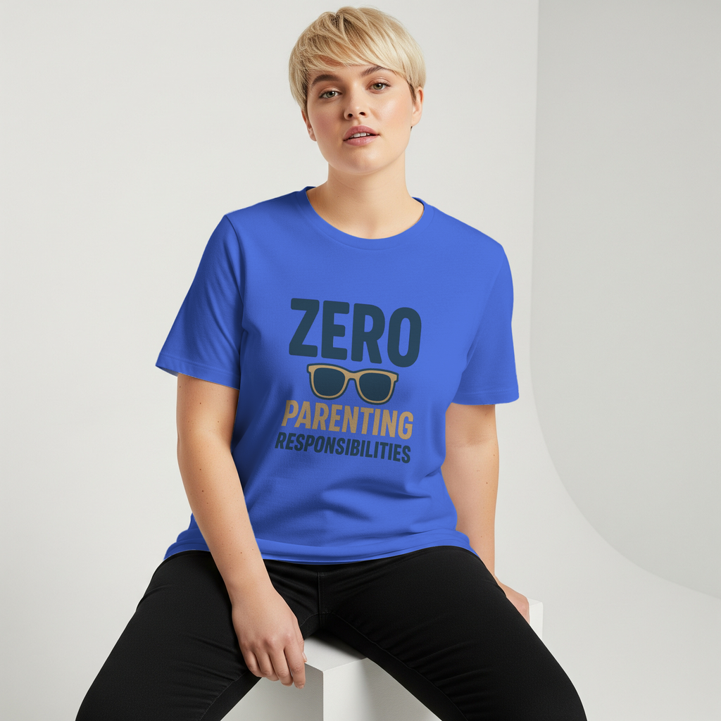 Funny Uncle Zero Parenting Responsibilities T-Shirt | Funny Gift | Graphic Tee