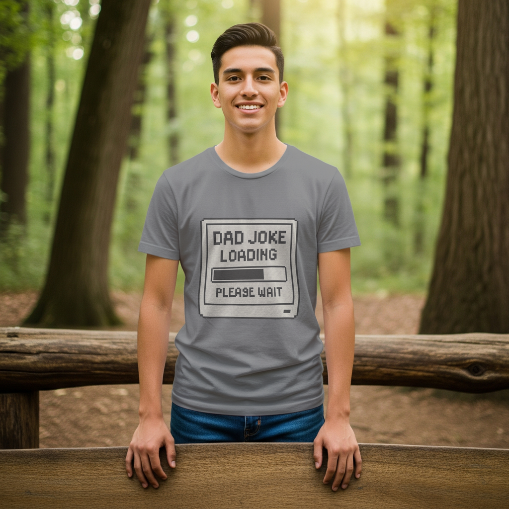 Dad Joke Loading Please Wait T-Shirt | Gift for Dad | Graphic Tee