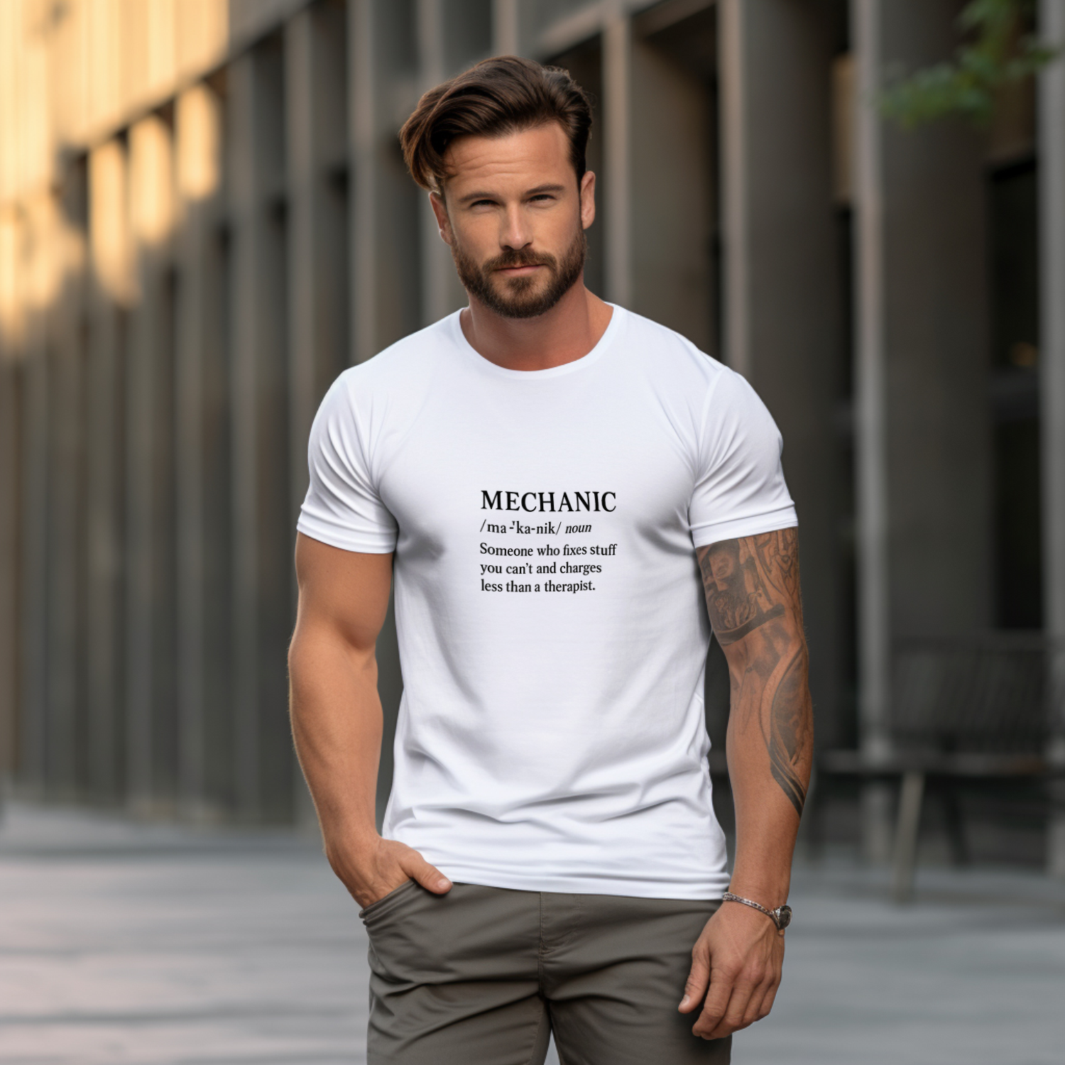 Mechanic Definition Funny Profession T-Shirt | Mechanic Gift | Graphic Tee