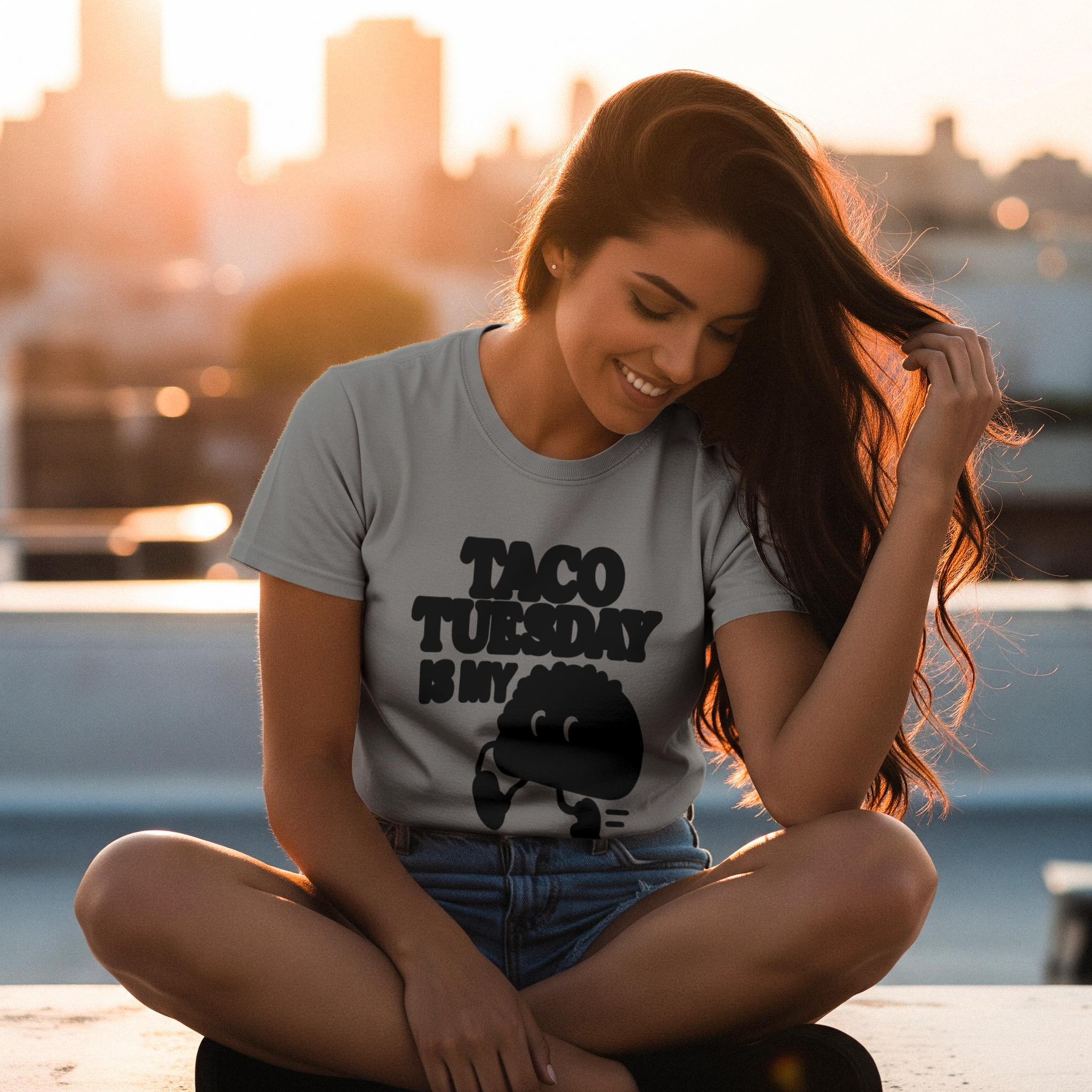 Taco Tuesday Is My Cardio Foodie T-Shirt | Unique Gift | Graphic Tee