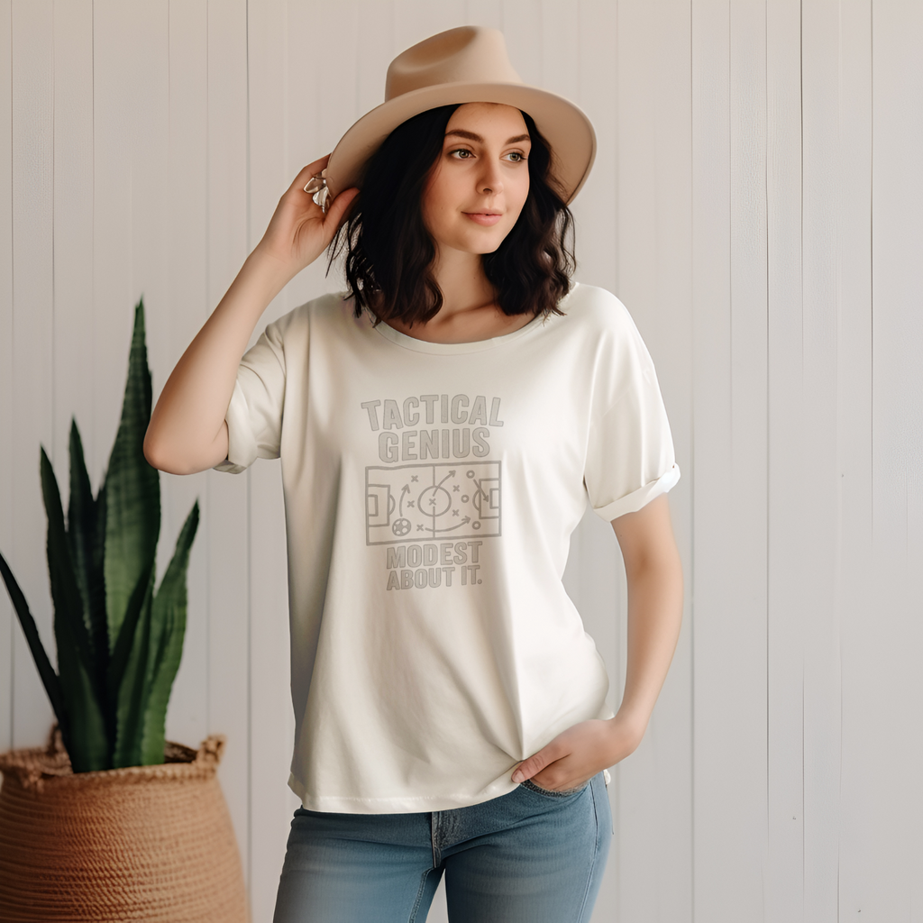 Soccer Coach Tactical Genius Modest About It T-Shirt | Unique Gift | Graphic Tee