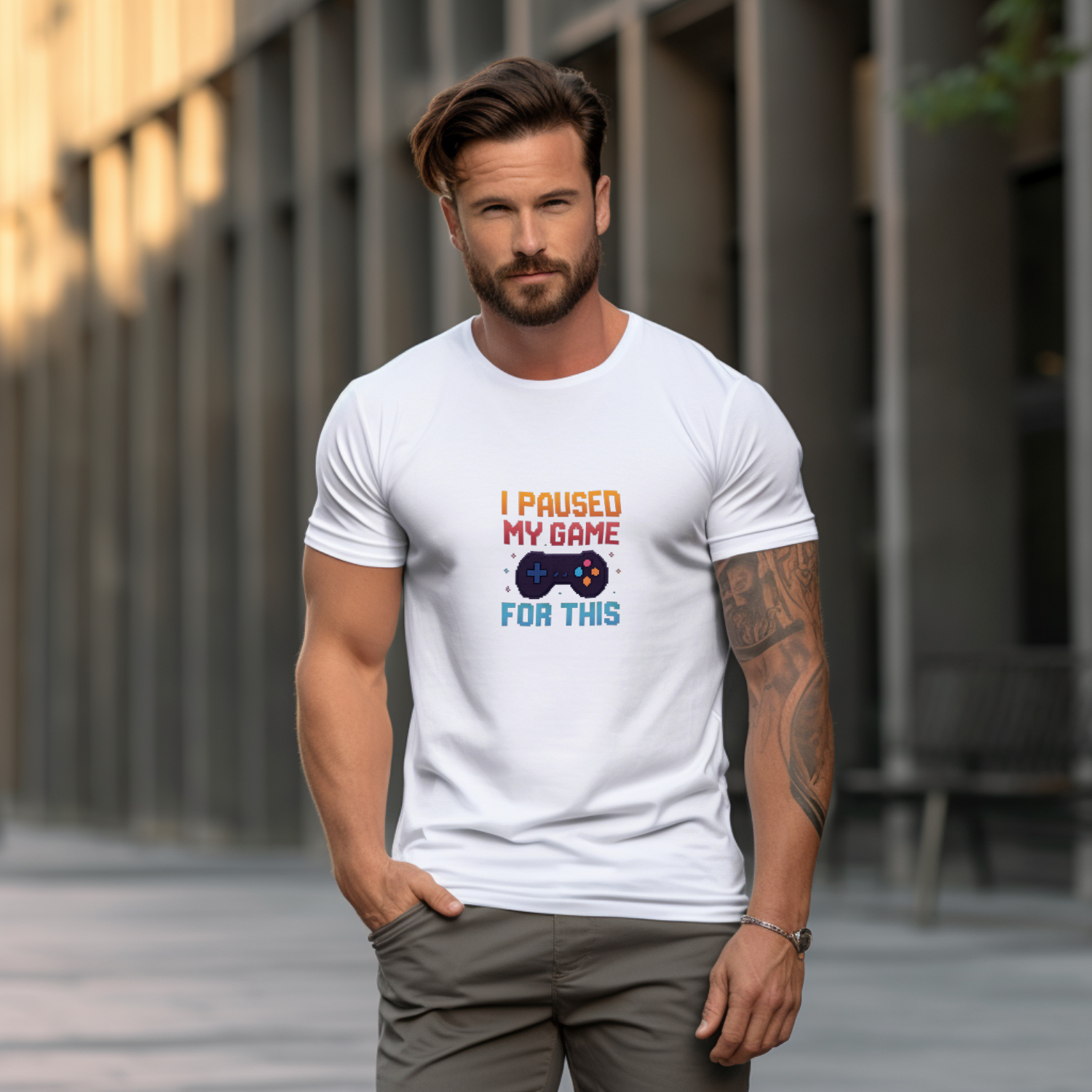 Paused My Game Gaming T-Shirt | Gamer Gift | Graphic Tee