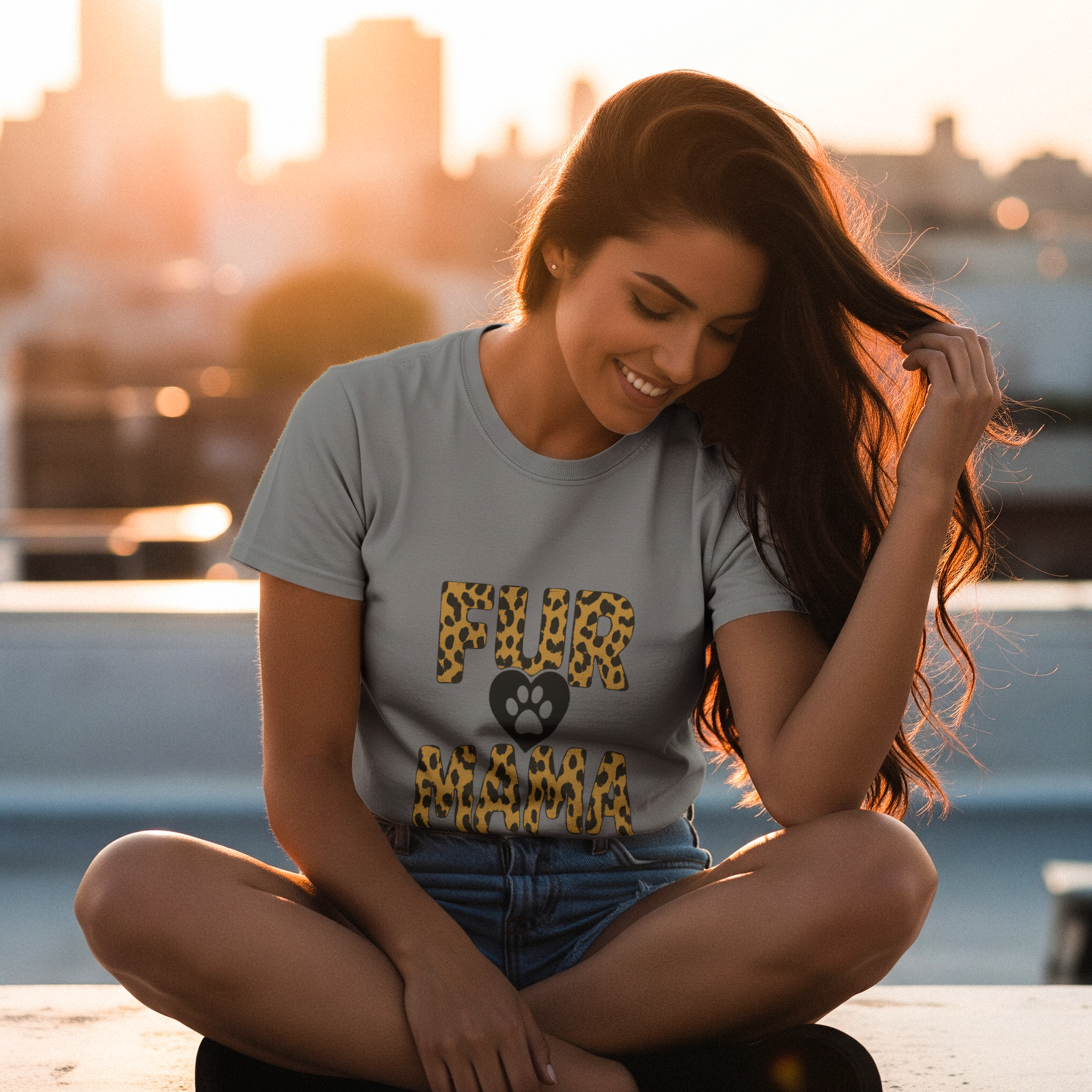 Fur Mama Dog Mom T-Shirt | Dog Lover Gift | Graphic Tee