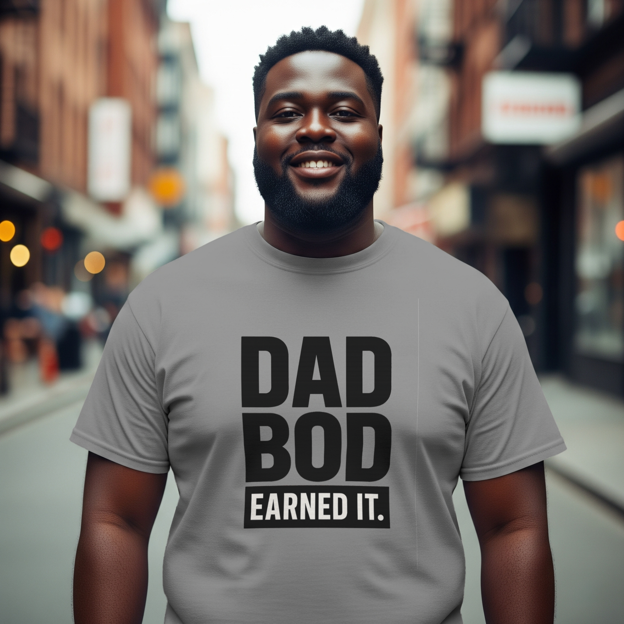 My Dad Bod Is A Work Of Art T-Shirt | Funny Dad Humor | Graphic Tee
