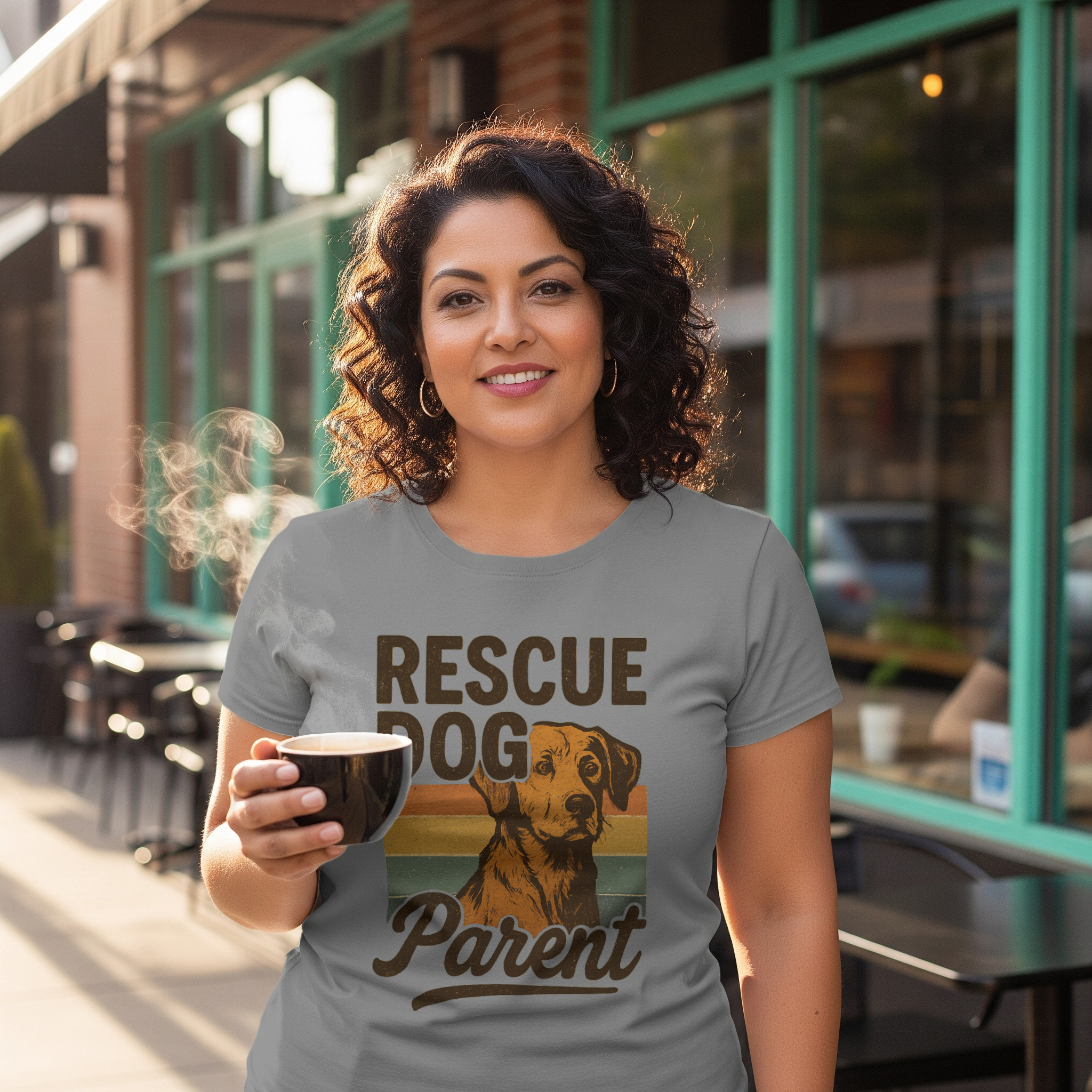 My Dog Rescued Me Too T-Shirt | Rescue Dog Appreciation | Graphic Tee