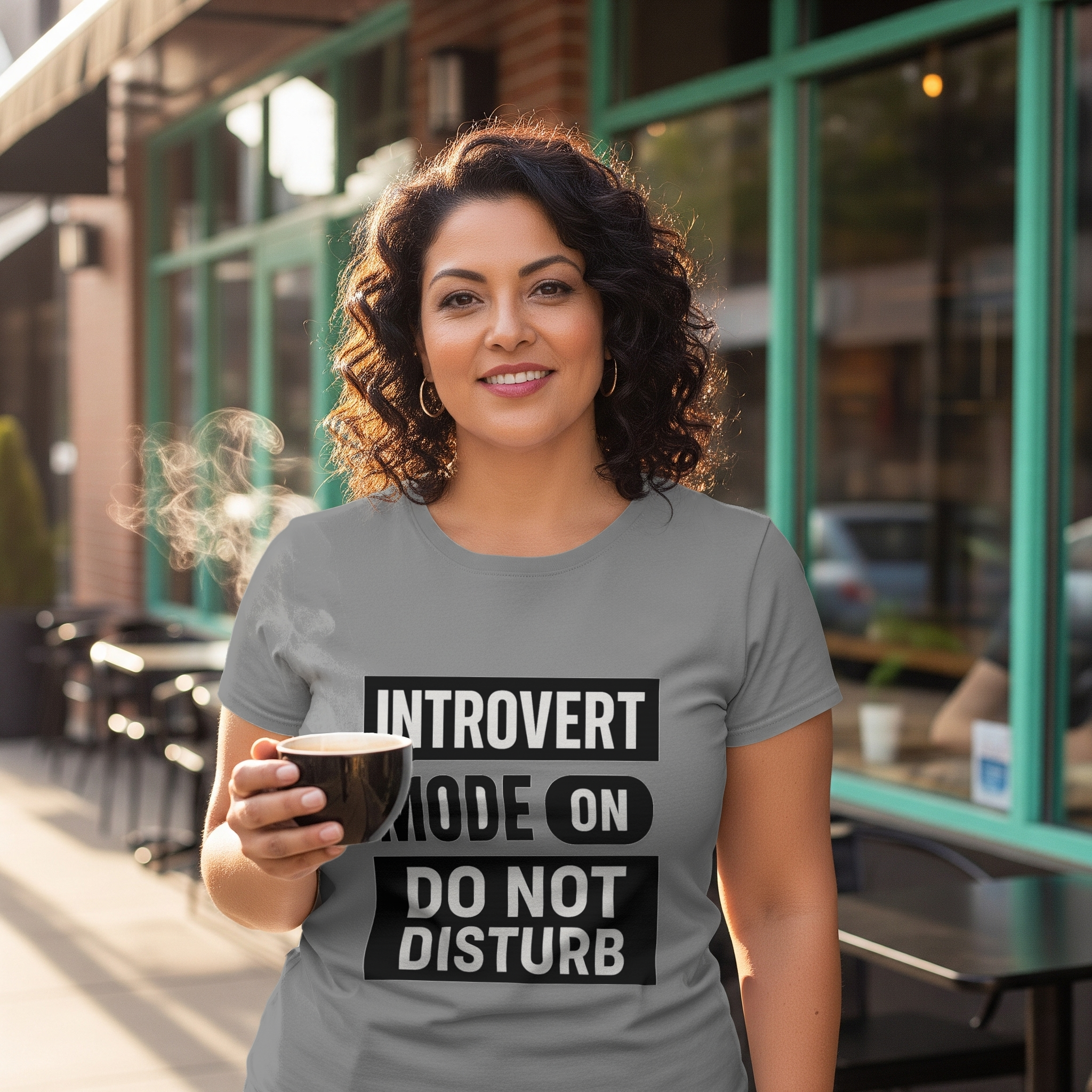 Introverted But Willing To Discuss It Online T-Shirt | Funny Introvert Humor | Graphic Tee