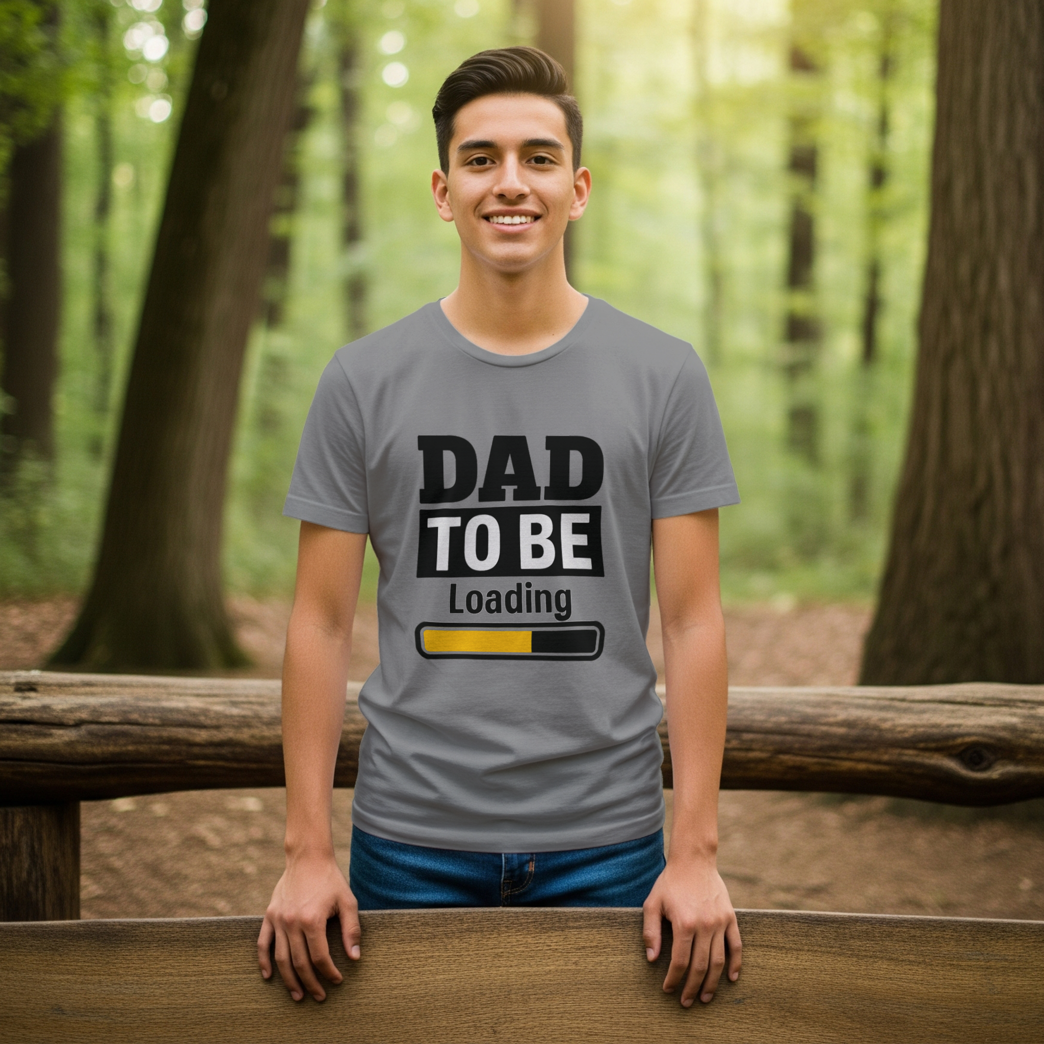 Dad To Be Loading Please Wait T-Shirt | Expectant Dad Gift | Graphic Tee