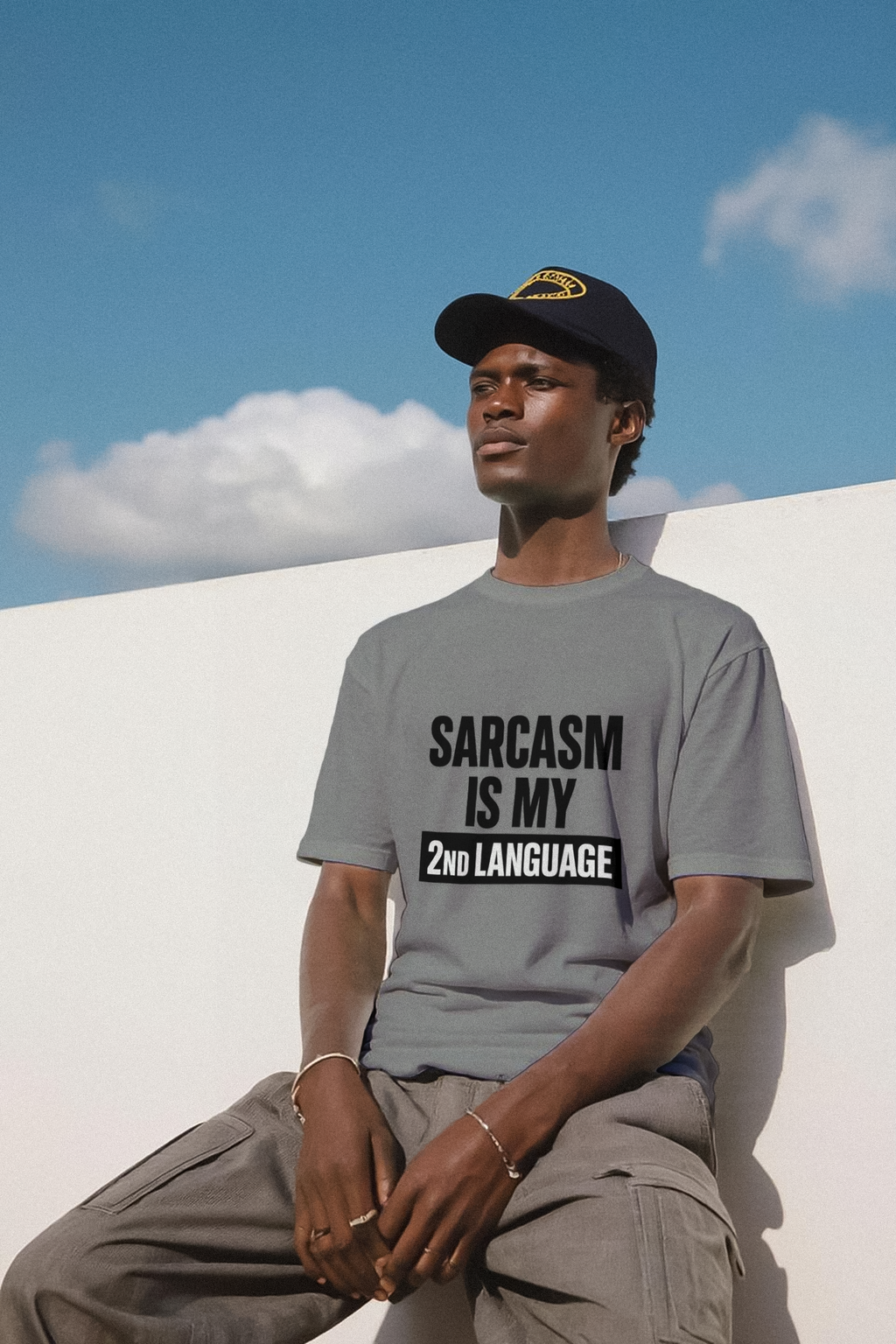 Sarcasm Is My Second Language T-Shirt | Funny Sarcastic Gift | Graphic Tee
