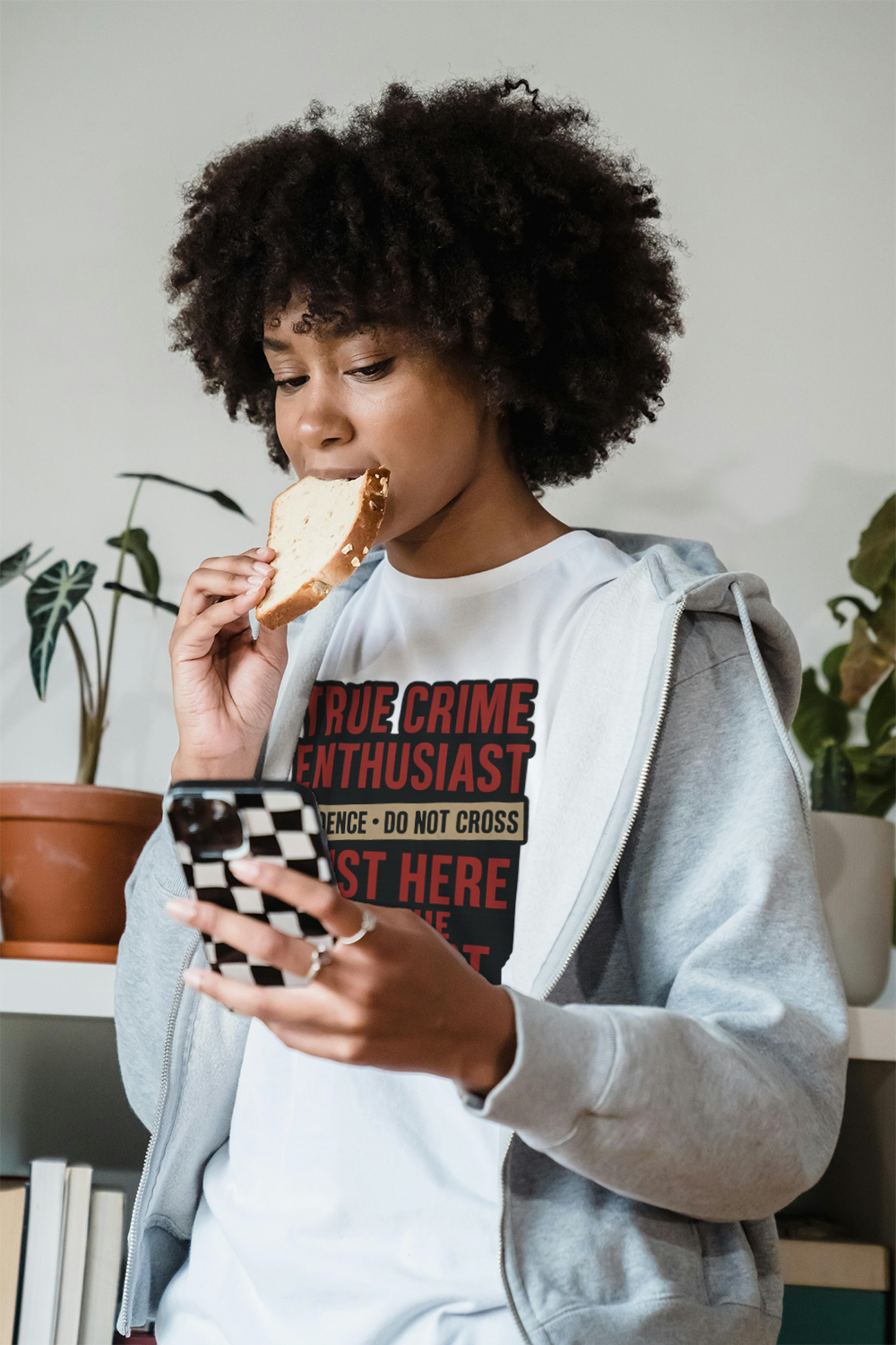 True Crime Enthusiast Just Here For The Podcast T-Shirt