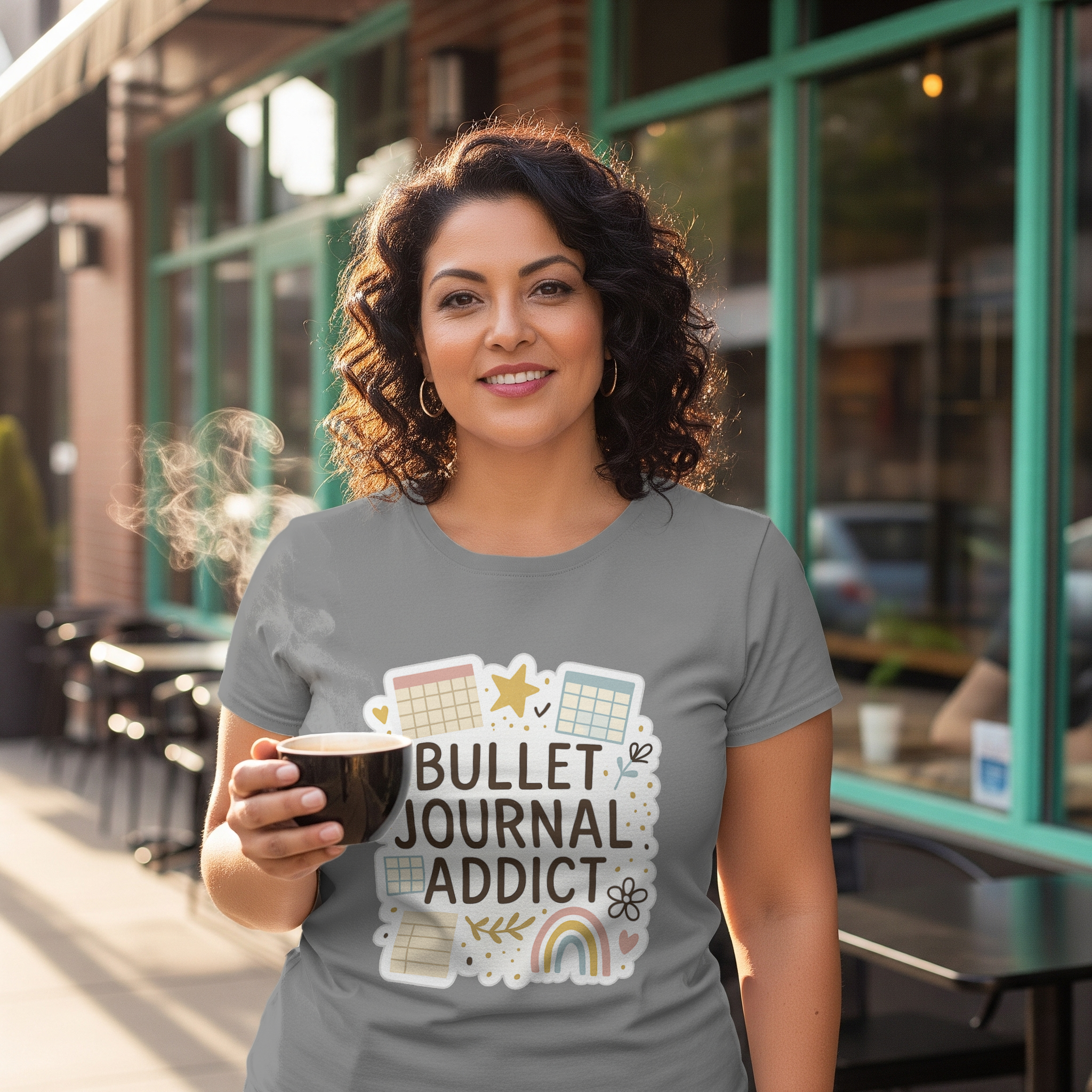 Bullet Journal Addict Sticker Budget Nonexistent T-Shirt