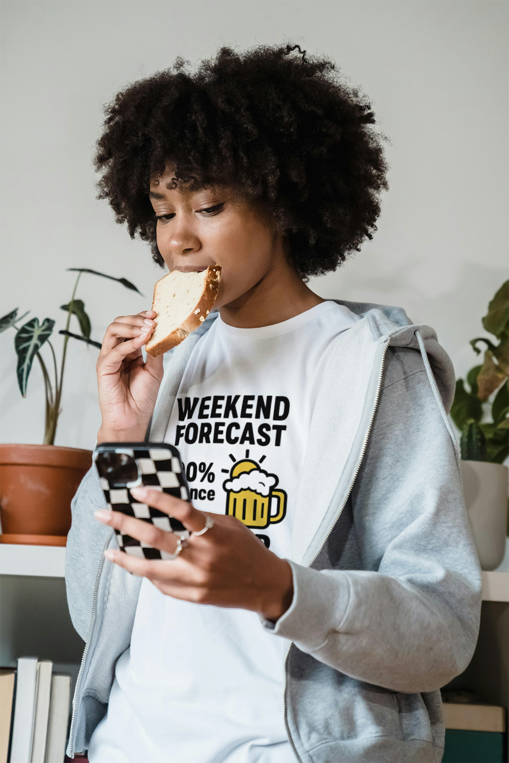 Weekend Forecast 100 Percent Chance Of Beer T-Shirt | Unique Gift | Graphic Tee