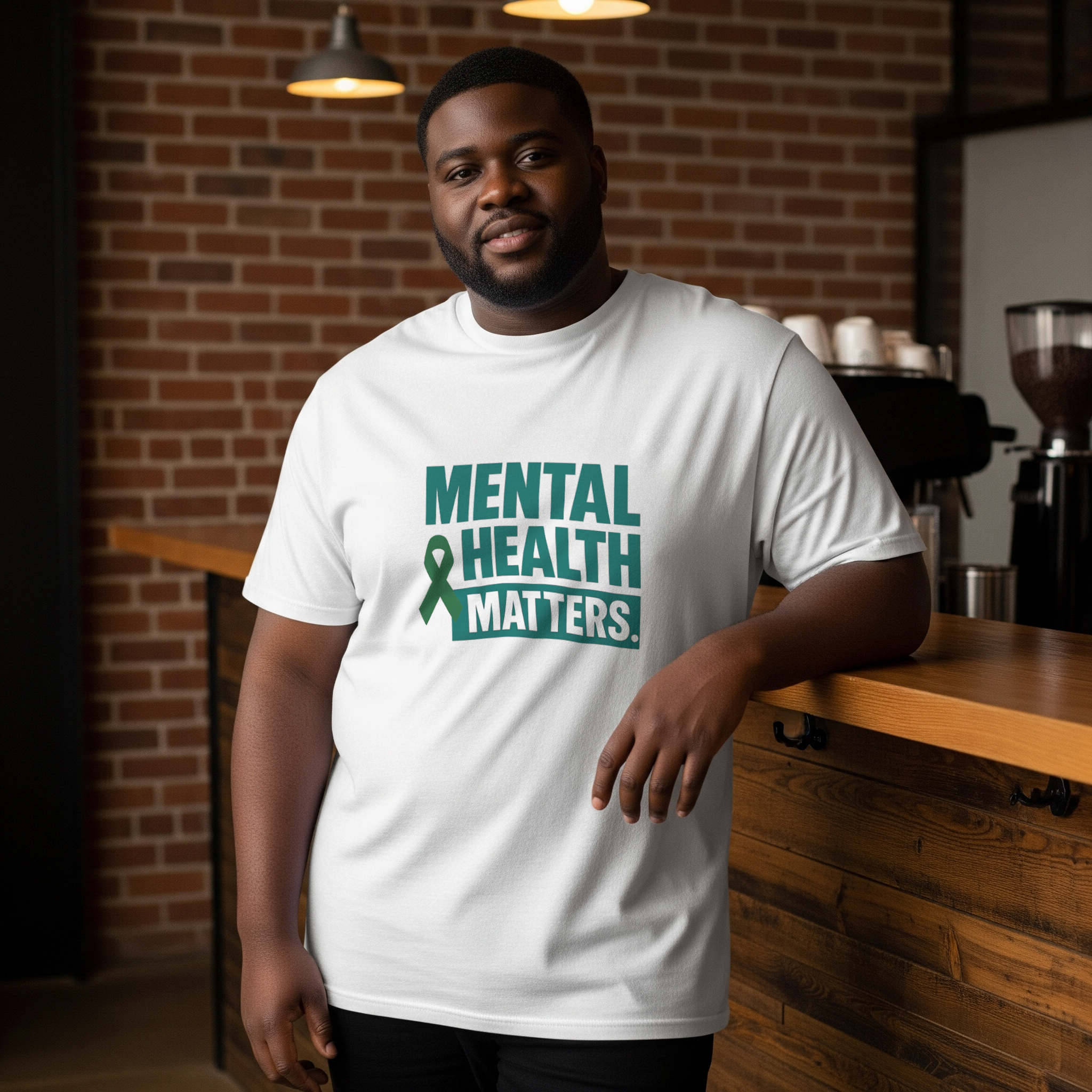 Mental Health Matters Full Stop T-Shirt | Unique Gift | Graphic Tee