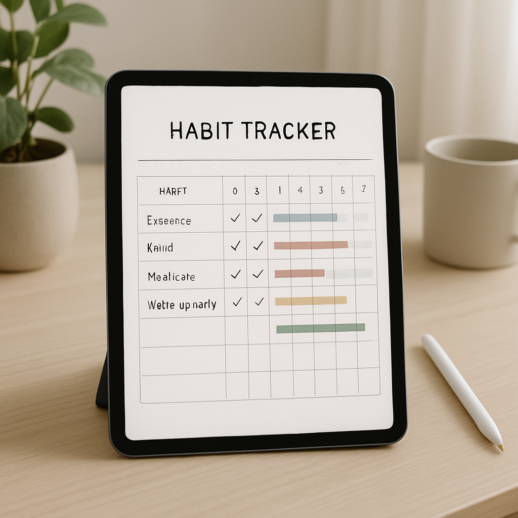 Habit Tracker Planner | Minimalist | Digital PDF 2026 preview