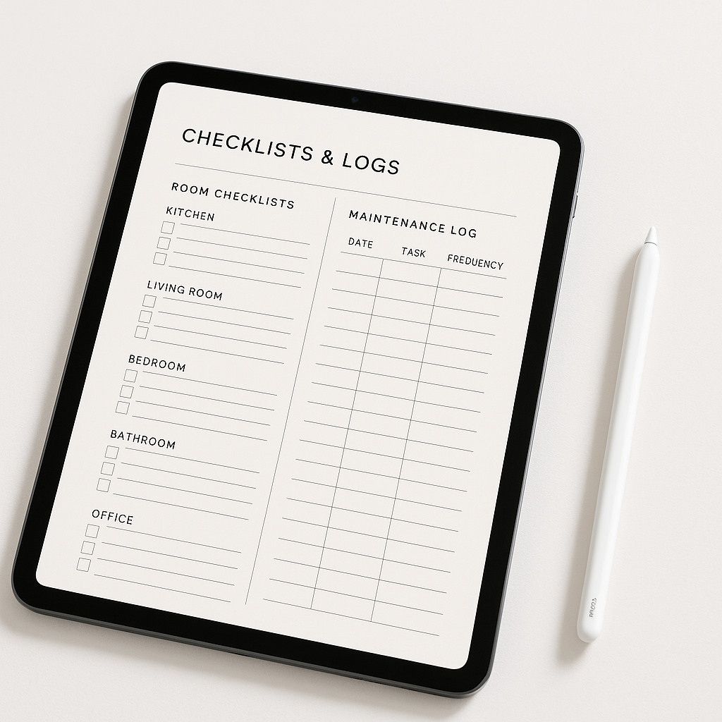 Home Organization Planner | Minimalist | Digital PDF 2026 preview