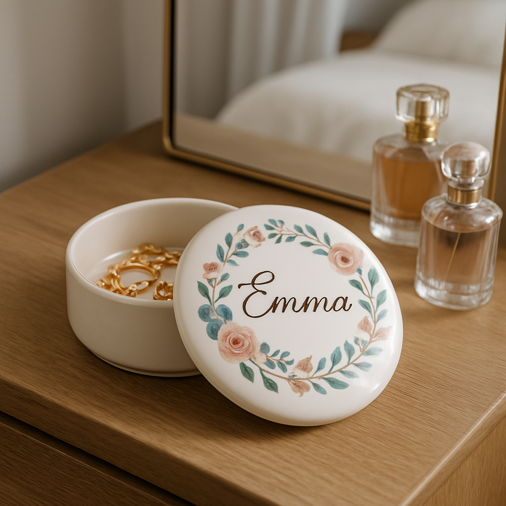 Personalized Jewelry Box • Custom Engraved lifestyle photo