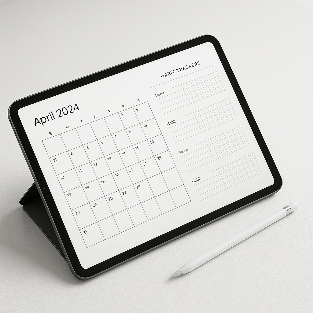 Monthly Planner 2026 | Minimalist | Digital PDF 2026 preview