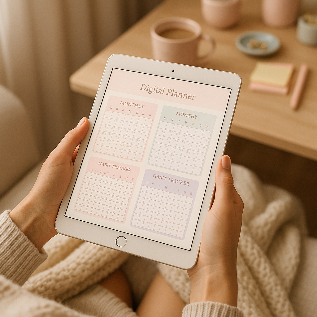 Monthly Planner 2026 | Pastel | Digital PDF 2026 preview
