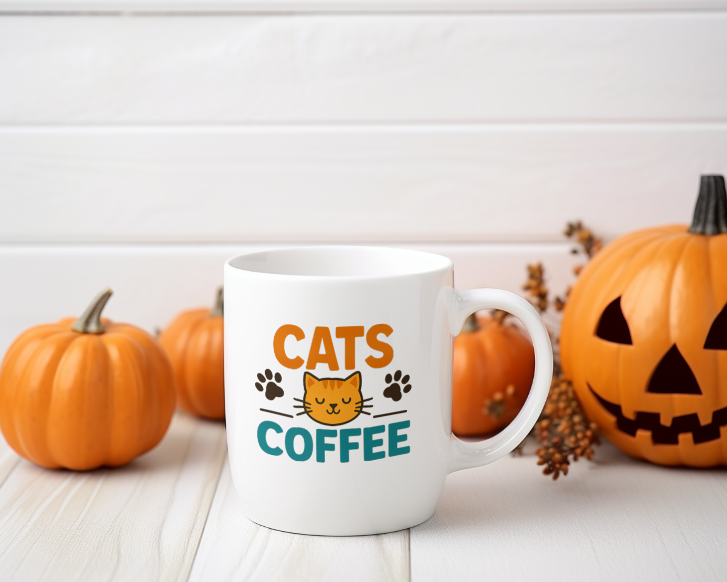 Cats And Coffee That Is All Coffee Mug | Cat Lover Gift | Ceramic Mug