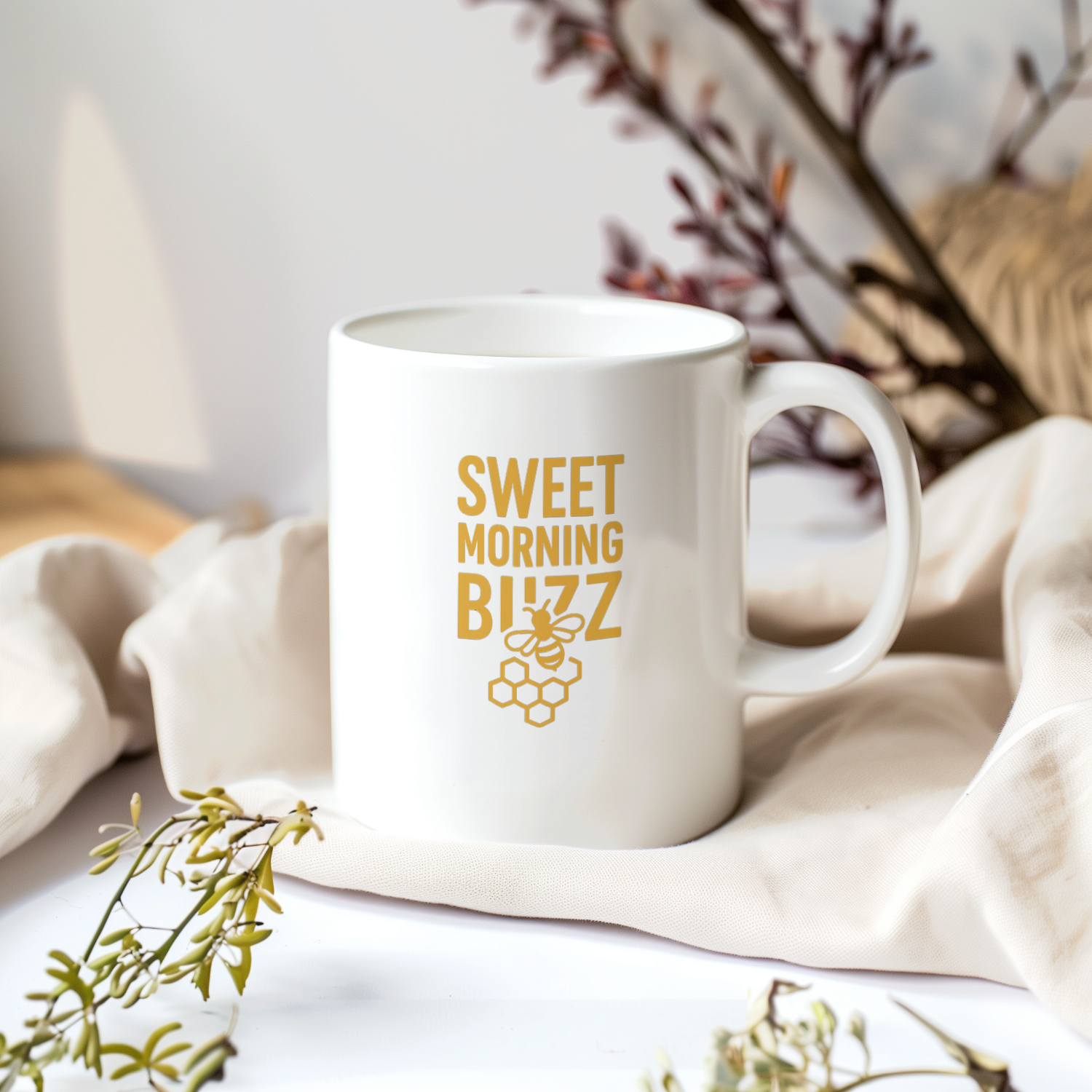 Beekeeper Sweet Morning Buzz Coffee Mug | Unique Gift | Ceramic Mug
