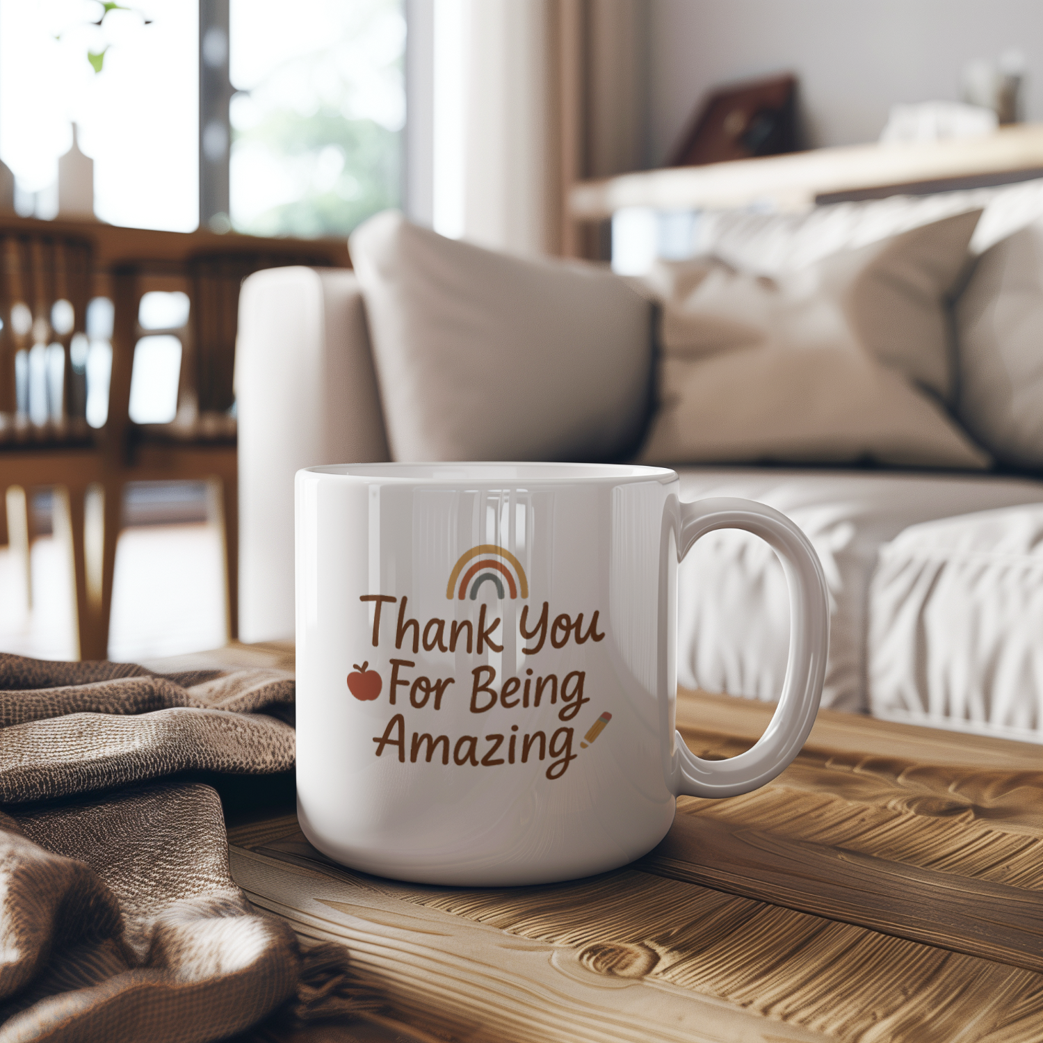 Teacher Appreciation Thank You Coffee Mug | Teacher Gift | Ceramic Mug