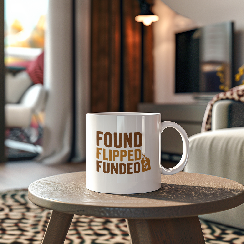 Flea Market Flipper Found It Flipped It Funded It Coffee Mug | Unique Gift | Ceramic Mug